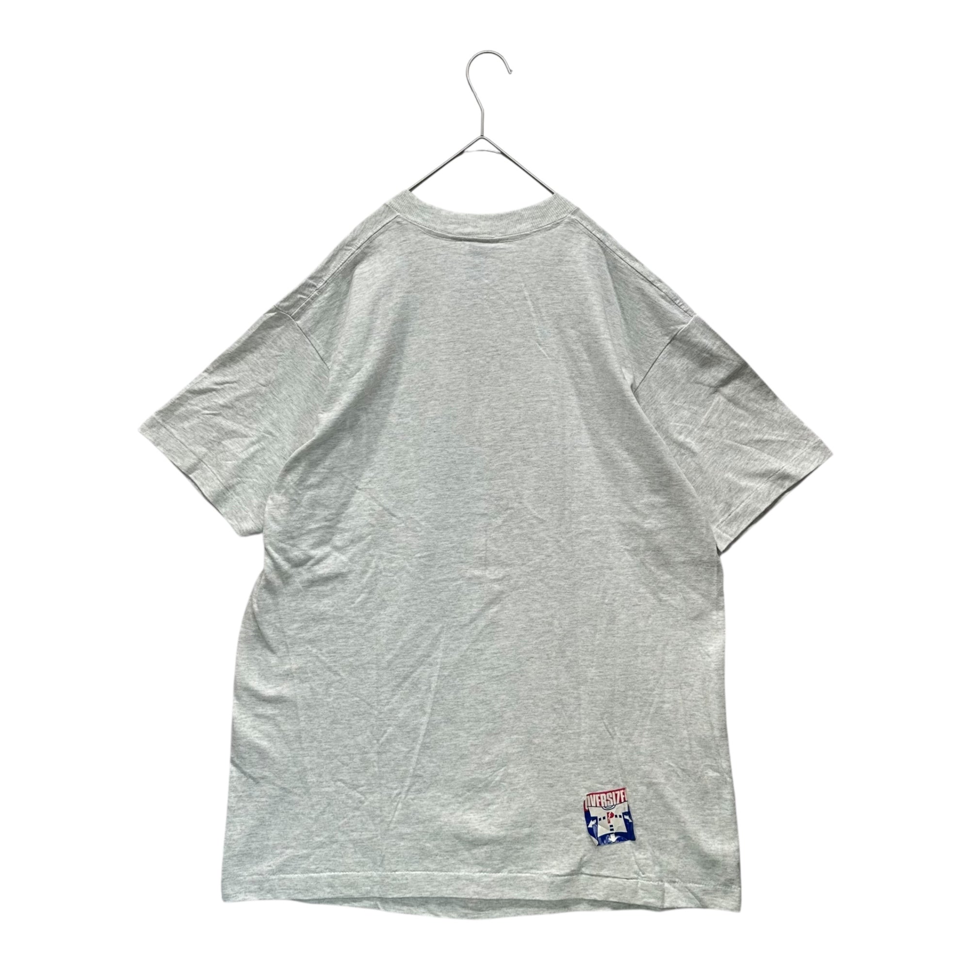 VINTAGE(ヴィンテージ) 90s Dennis Rodman Character T-Shirt 90年代 デニス ロッドマン キャラクター Tシャツ　 Ｌ グレー デッドストック プロプレイヤー NBA