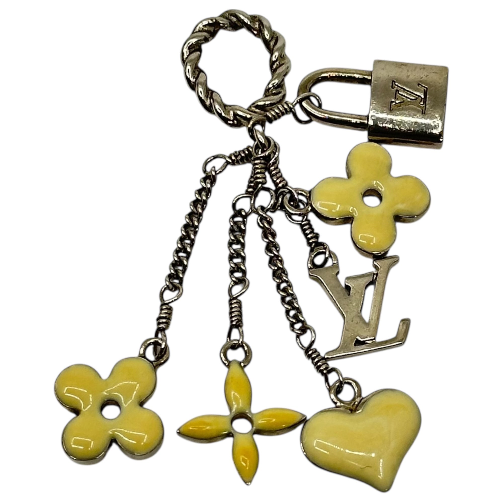 LOUIS VUITTON(ルイヴィトン) Pendentif Sweet Monogram Bronze パンダンティフ スウィート モノグラム ペンダント トップ  ブロン M65485 ホワイト