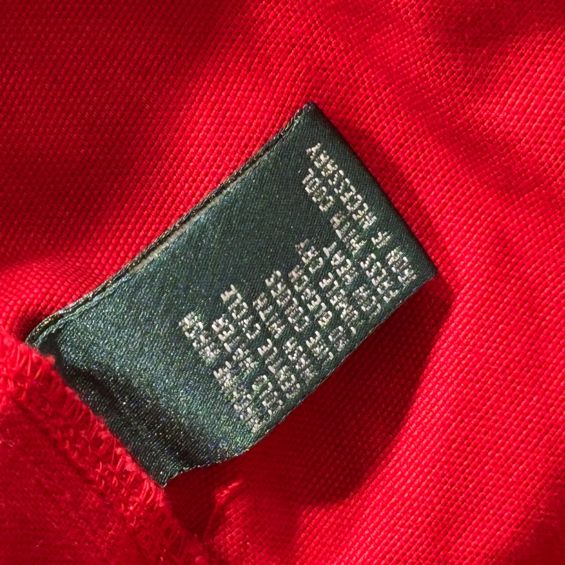 LAUREN RALPH LAUREN(ローレンラルフローレン) 00's Cotton Fireman Jacket コットン ファイヤーマン ジャケット 2X レッド 男性着用可能サイズ