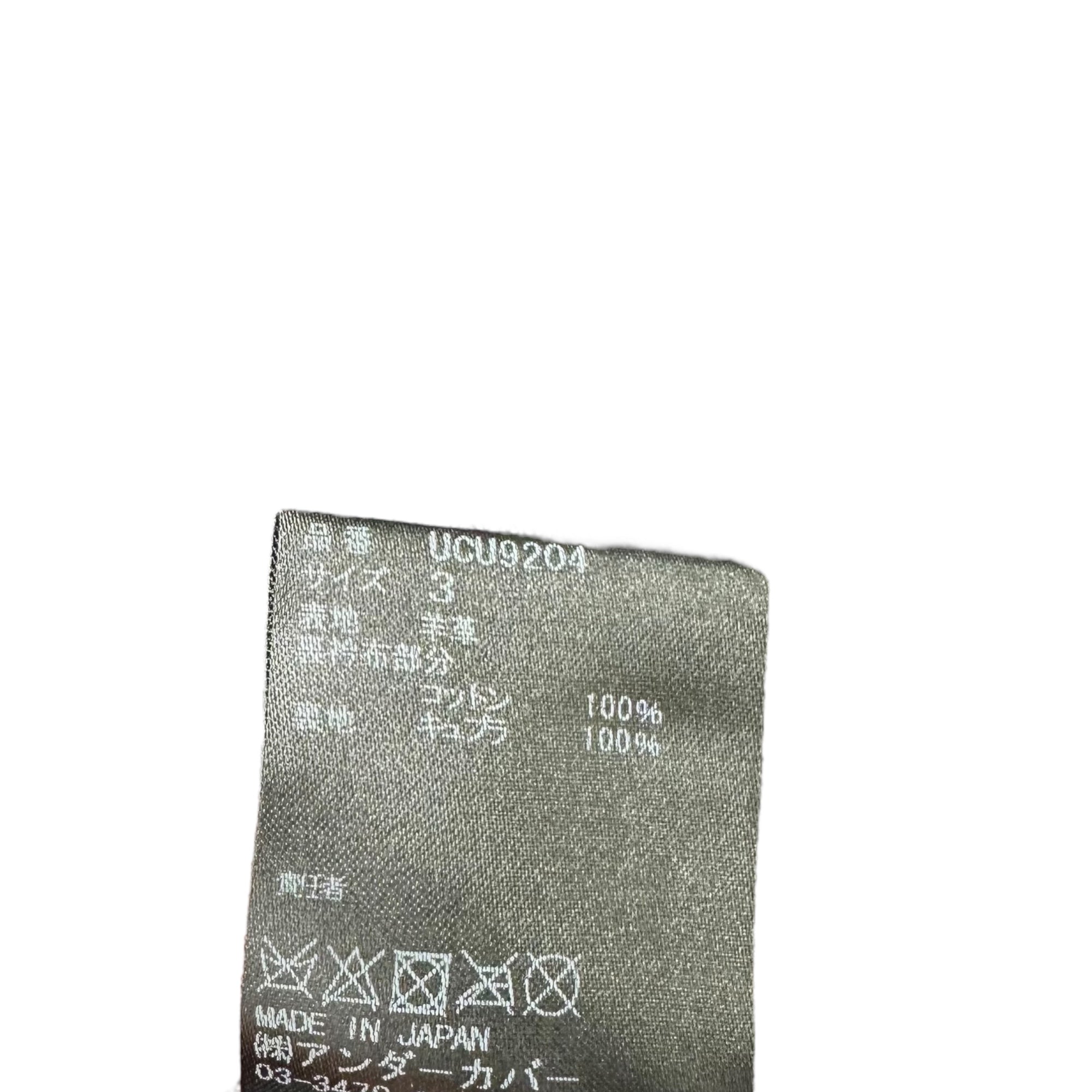 The Viridi-anne(ヴィリジアン) COTTON-NYLON PROOFED 変形 フーデッド ホワイトグース ダウン ジャケット V1-2391-06 1(S程度) ブラック