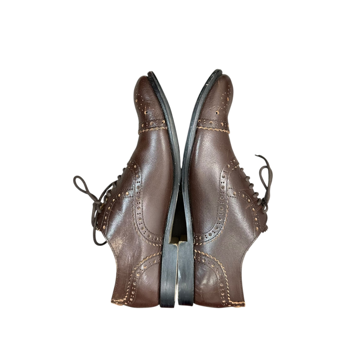 COMME des GARCONS HOMME PLUS(コムデギャルソンオムプリュス) Medallion Leather Shoes メダリオン レザー シューズ PM-K101 25.5cm ブラウン