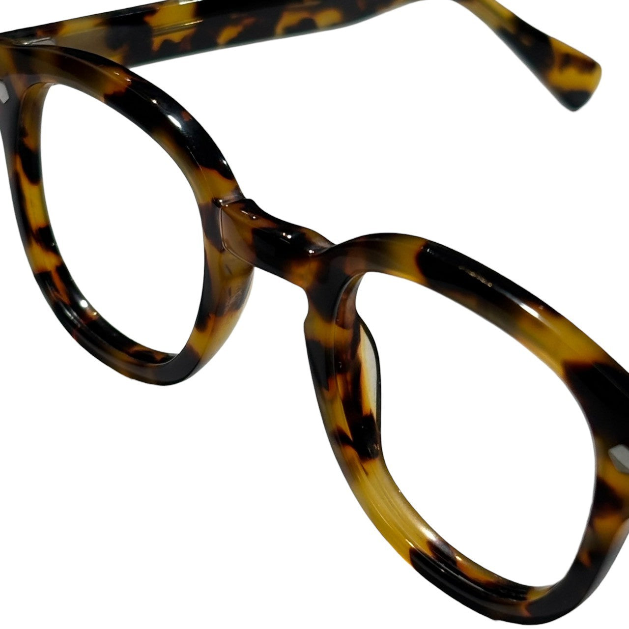 TART OPTICAL(タートオプティカル) 60's ARNEL - Tortoiseshell アーネル ウェリントン 眼鏡 鼈甲 5 3/4 44-24 ブラウン 60年代 ヴィンテージ