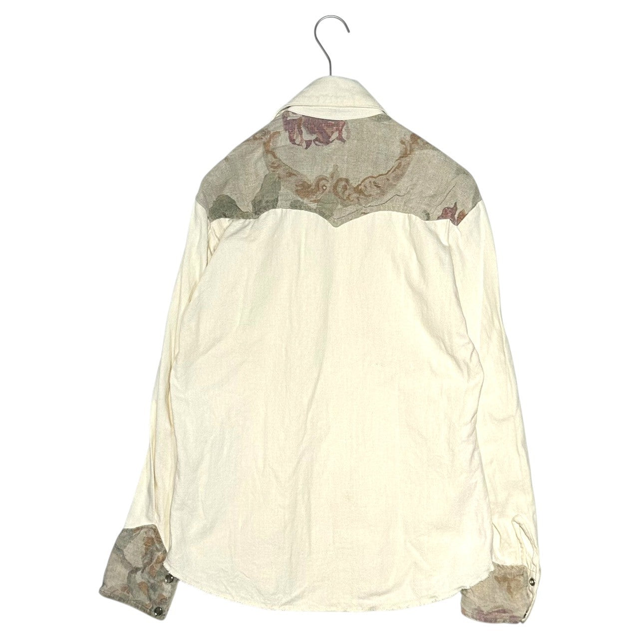 VINTAGE(ヴィンテージ) 70's L/S Western Shirts 長袖 ウエスタン シャツ  M アイボリー