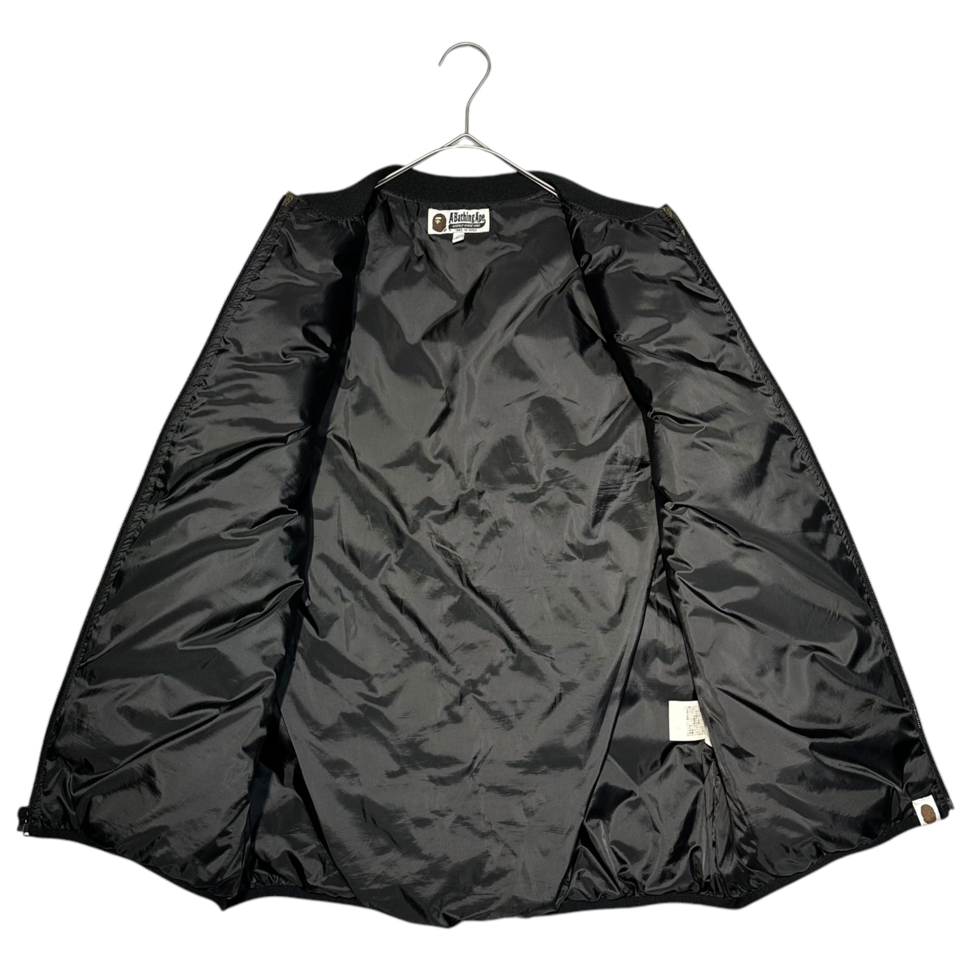 A BATHING APE(アベイシングエイプ) 1ST CAMO PUFFER VEST ファースト カモ ダウン ベスト 猿 001LJC801008X L カーキ