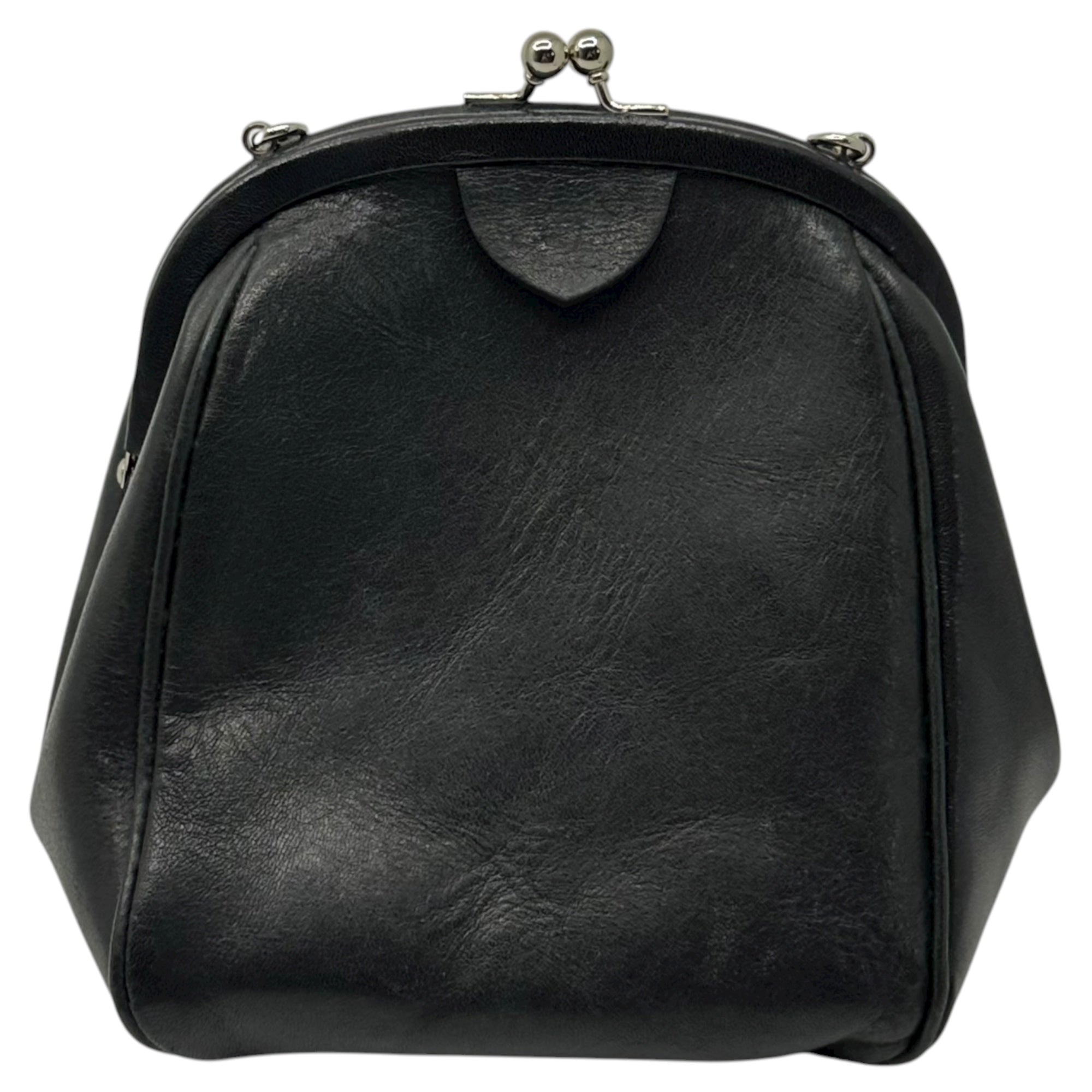 Y's(ワイズ) Chain Shoulder Gama-guchi Pouch チェーン ショルダー がま口 ポーチ YS-103-717 FREE ブラック