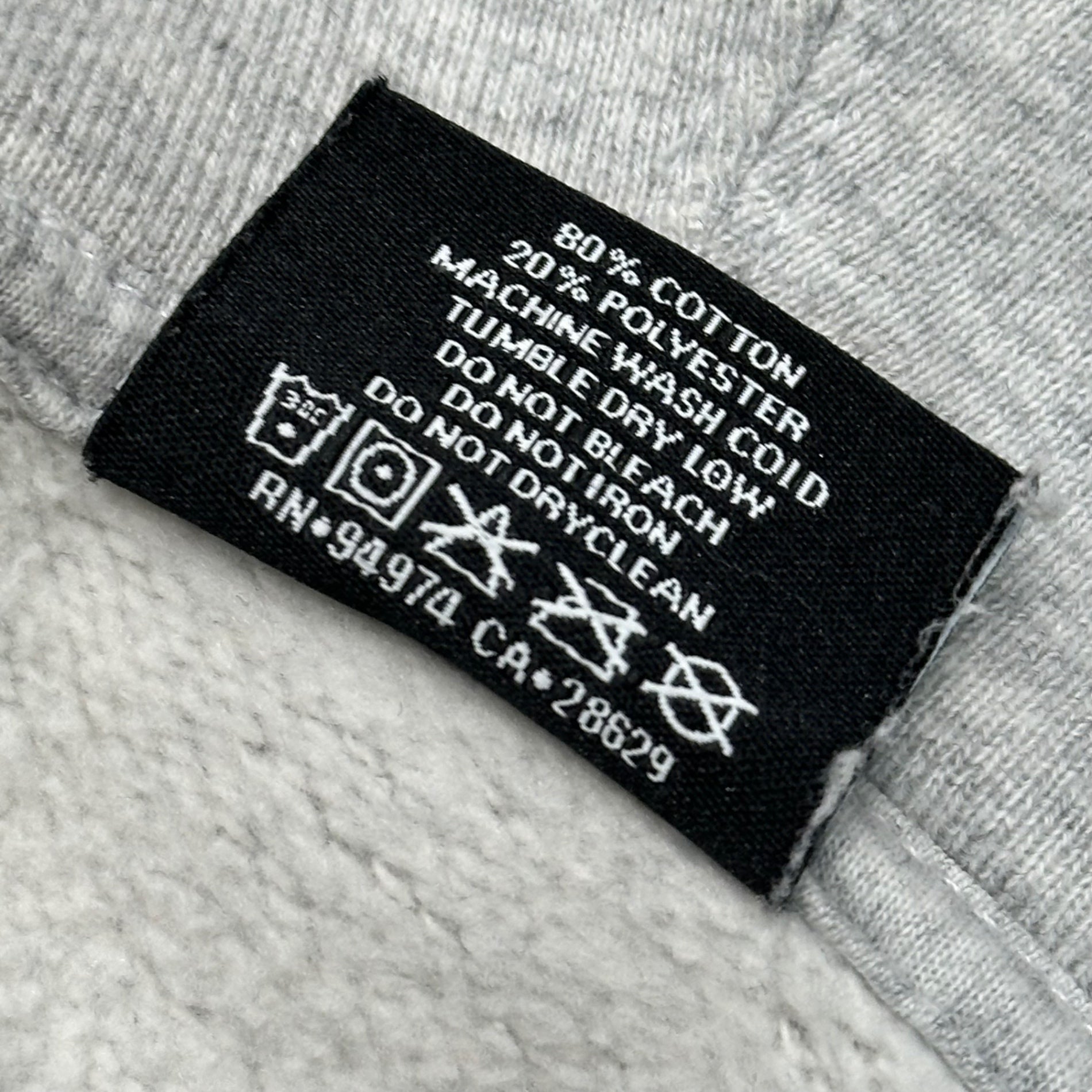 STUSSY(ステューシー) Global Roots Hoodie ロゴプリント プルオーバー パーカー XL ライトグレー