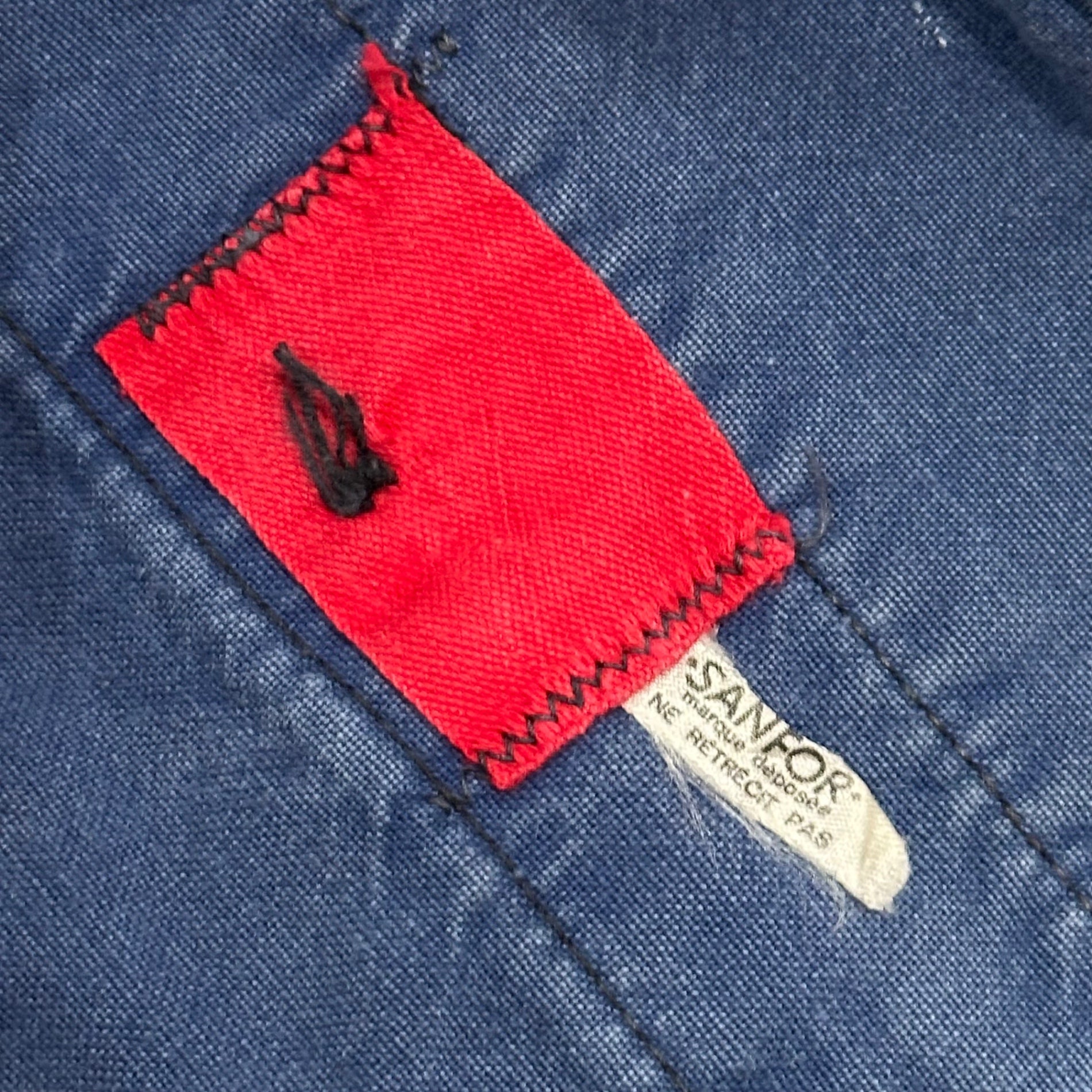 Adolphe Lafont(アドルフラフォン) 50's~60's Moleskin Work Pants モールスキン ワーク パンツ 約W33 ライトブルー ヴィンテージ メタルボタン BORO ボロ フレンチ