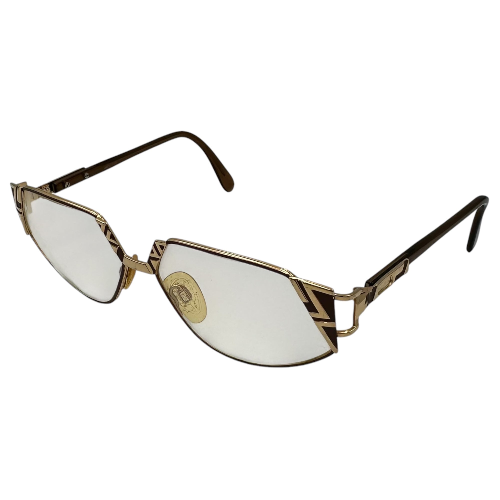 CAZAL(カザール) Design Frame Sunglasses デザイン フレーム サングラス MOD.238 ゴールド×クリア