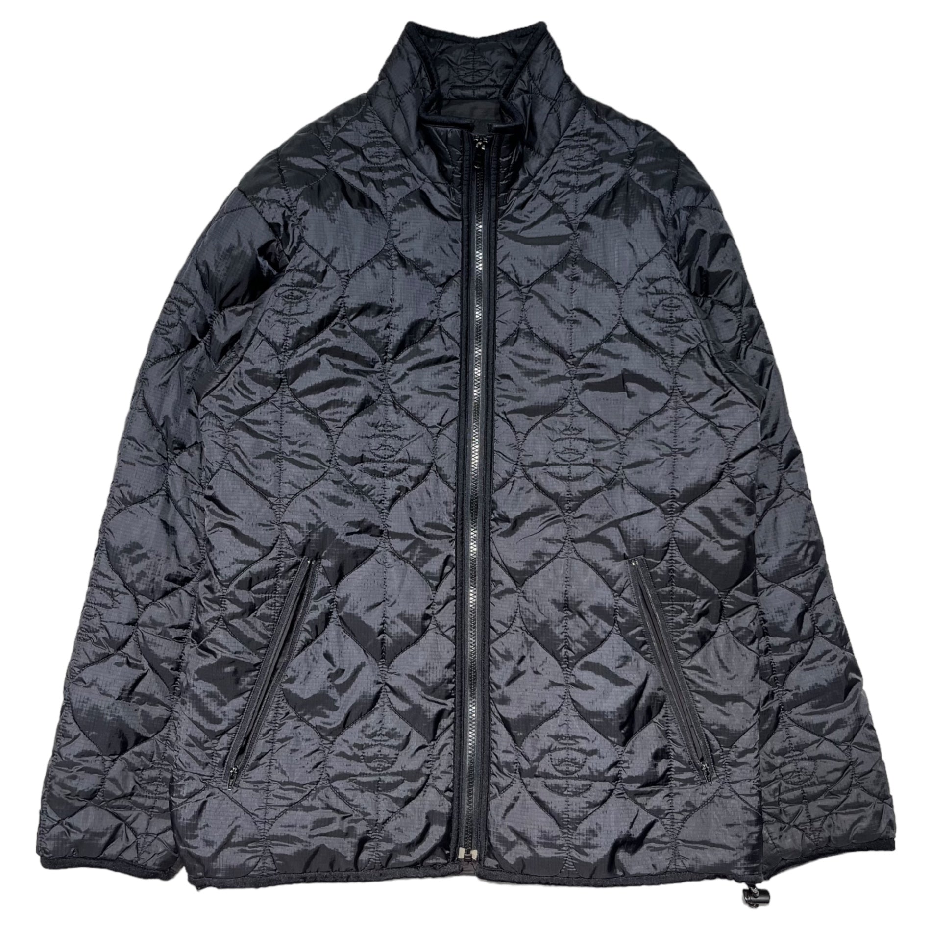 A BATHING APE(アベイシングエイプ) 00's  monkey quilted jacket モンキー キルティング ジャケット L ブラック