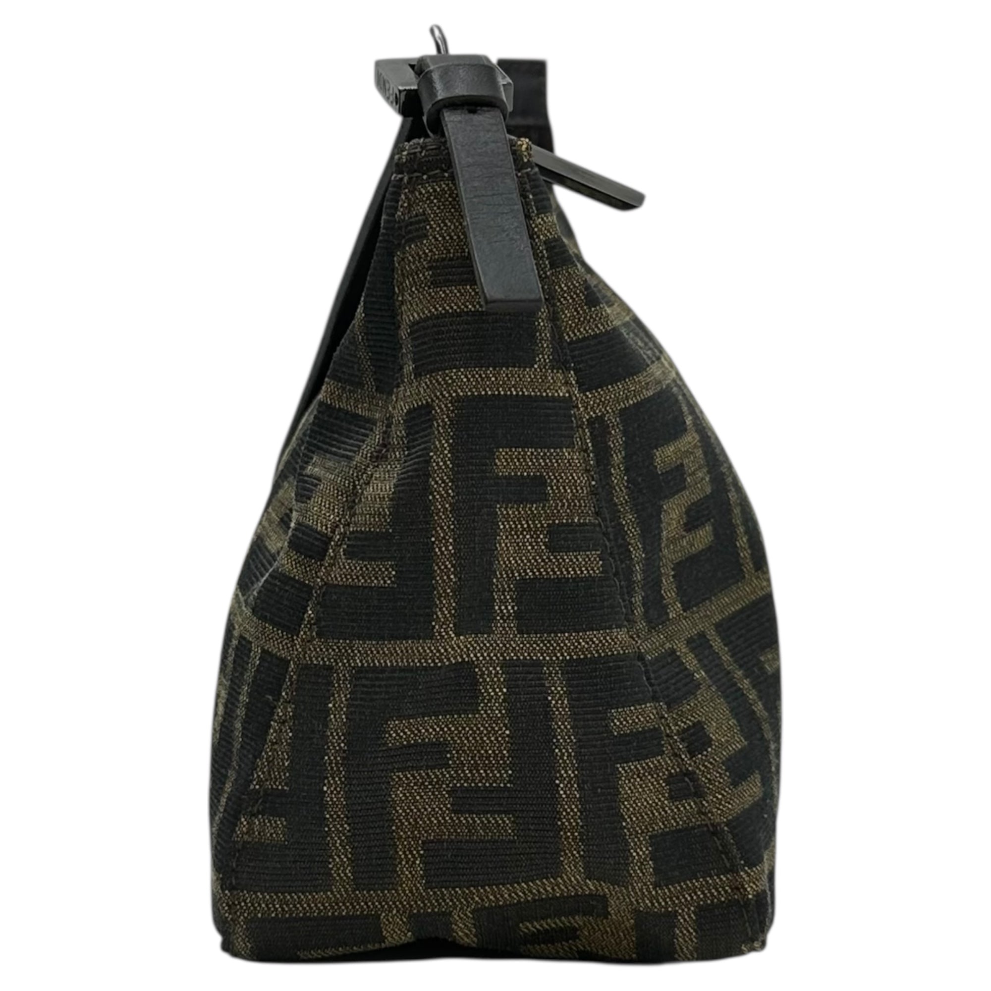 FENDI(フェンディ) Old Zucca Pattern Accessory Pouch オールド ズッカ柄 アクセサリー ポーチ ブラウン ワン ショルダー バッグ 肩掛け