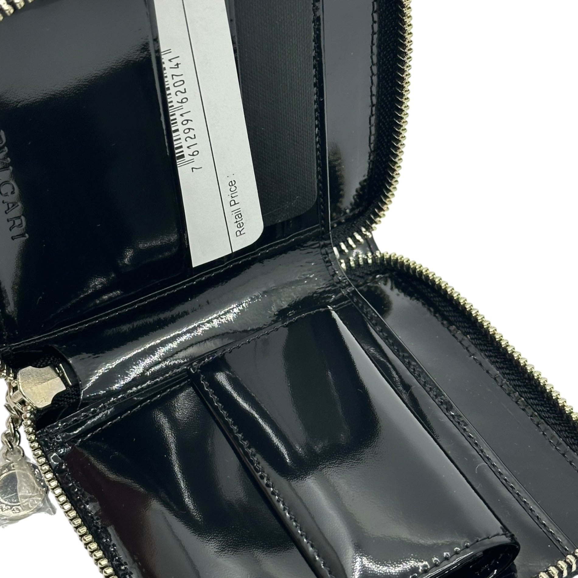 BVLGARI(ブルガリ) Logomania Denim Compact Wallet ロゴマニア デニム 小型 財布 インディゴ