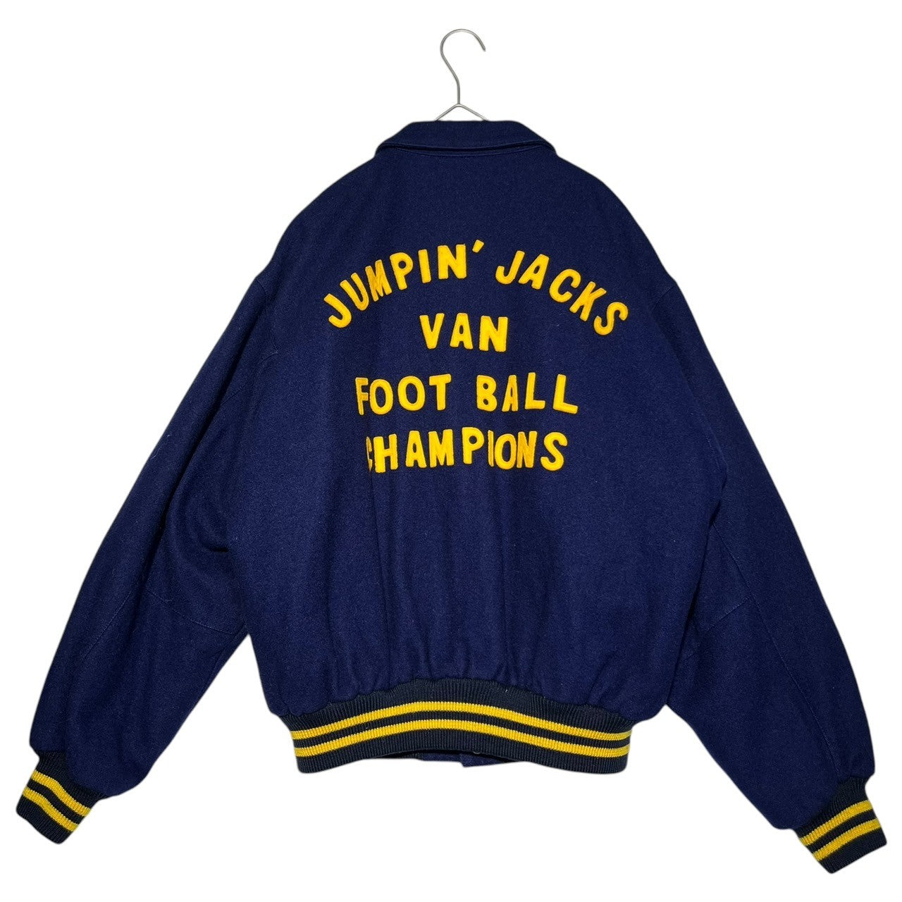 VAN JACKET(ヴァンヂャケット) OLD award jacket オールド アワード ジャケット FREE ネイビー×イエロー