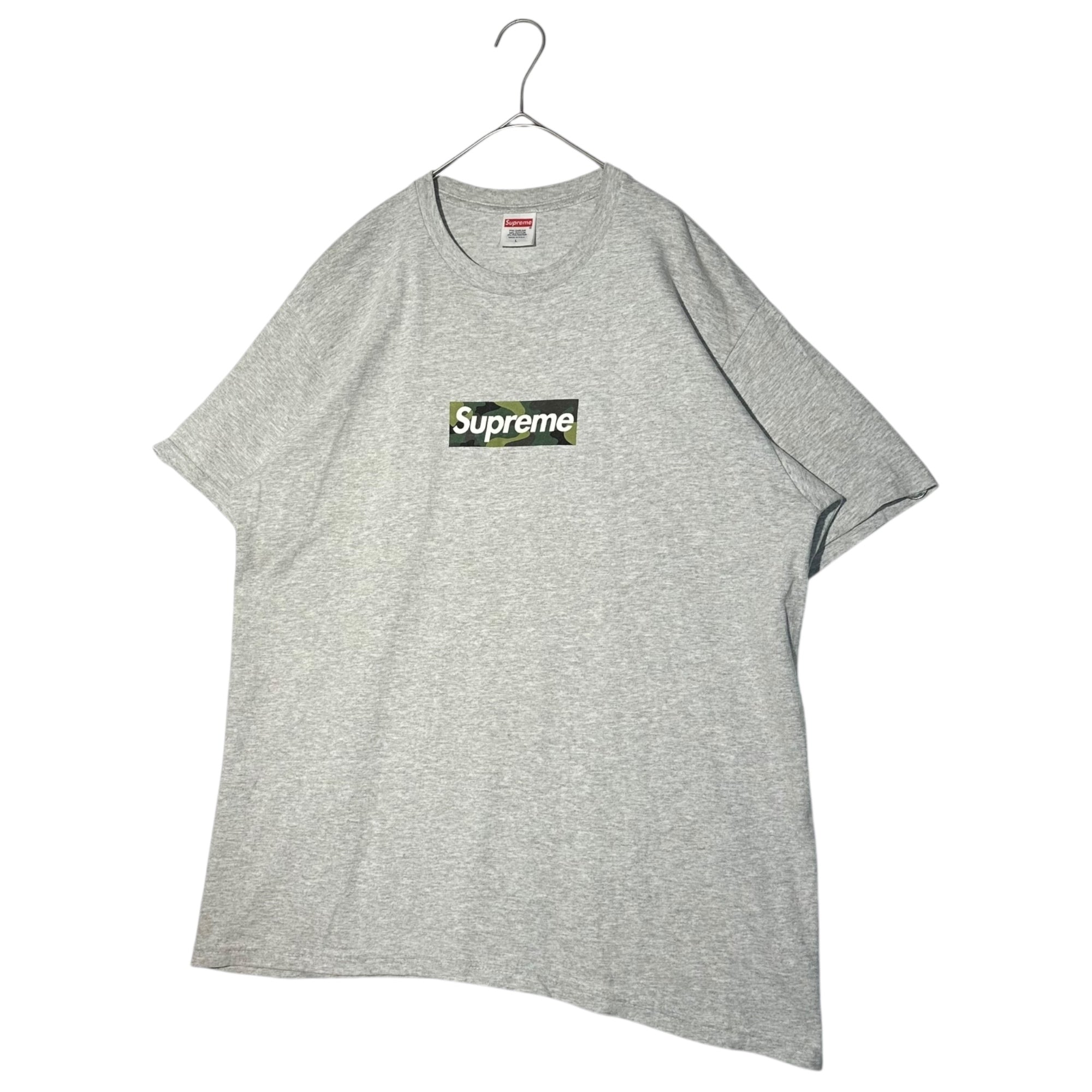 SUPREME(シュプリーム) 23AW CAMO BOX LOGO TEE  カモ ボックス ロゴ Tシャツ L グレー×カーキ