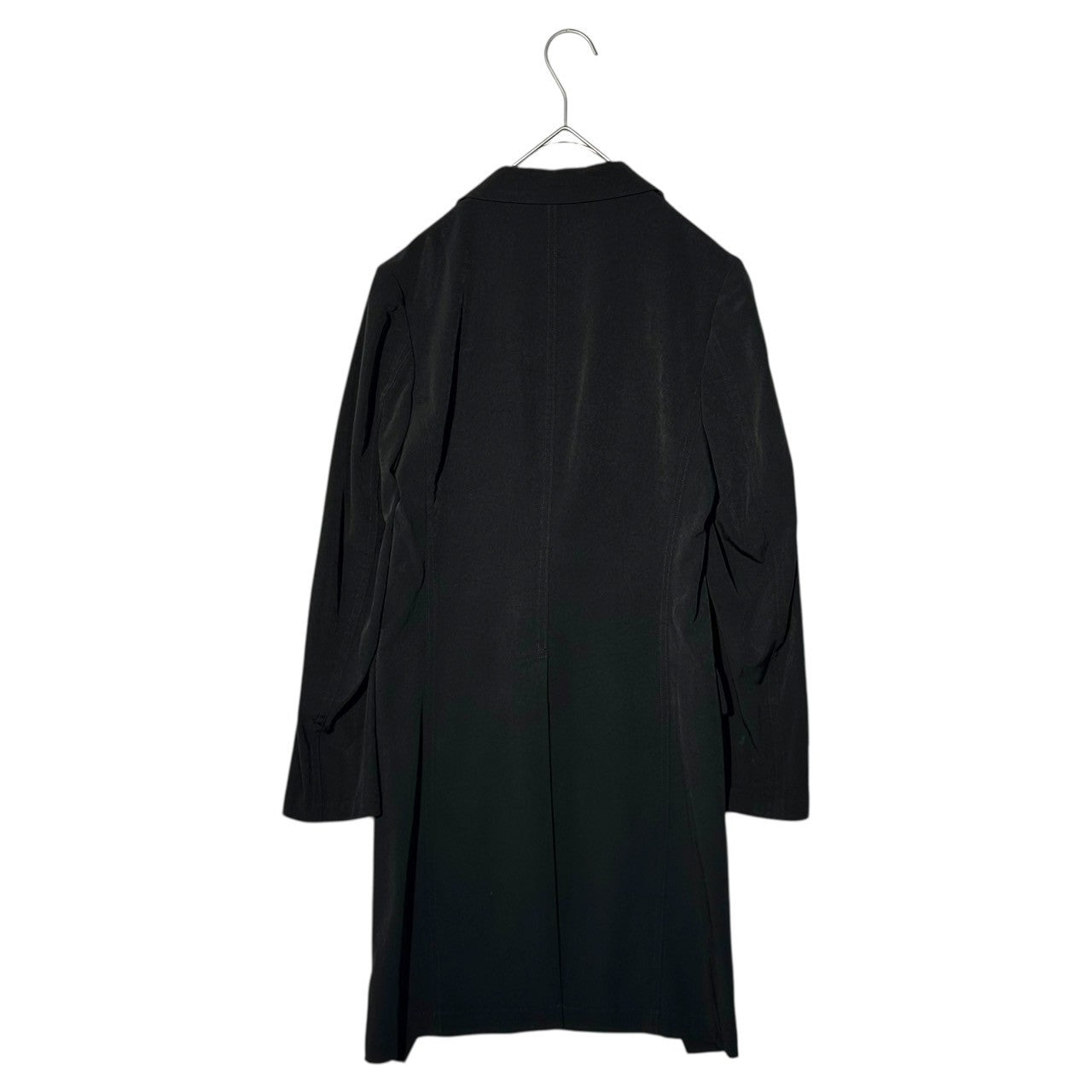 Y's(ワイズ) Tailor-made jacket with hook-and-eye fastener (triacetate body) 燕尾 タイプ フックボタン テーラード ジャケット(トリアセテートボディ) YJ-J12-500 1(S程度) ブラック