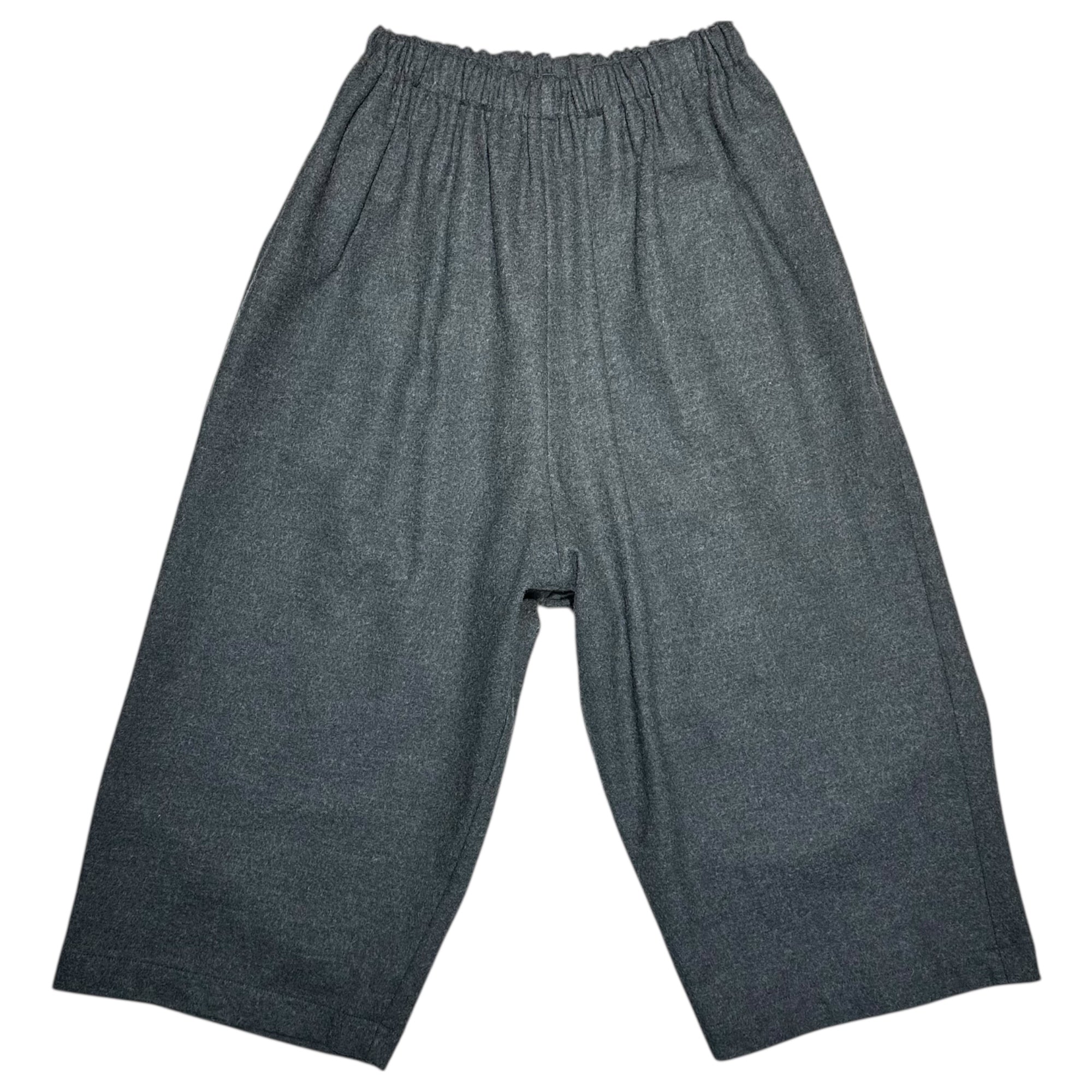 COMME des GARCONS JUNYA WATANABE(コムデギャルソンジュンヤワタナベ) 18AW Wool Easy Cropped Pants ウール イージー クロップド パンツ JB-P031 XS チャコールグレー AD2018