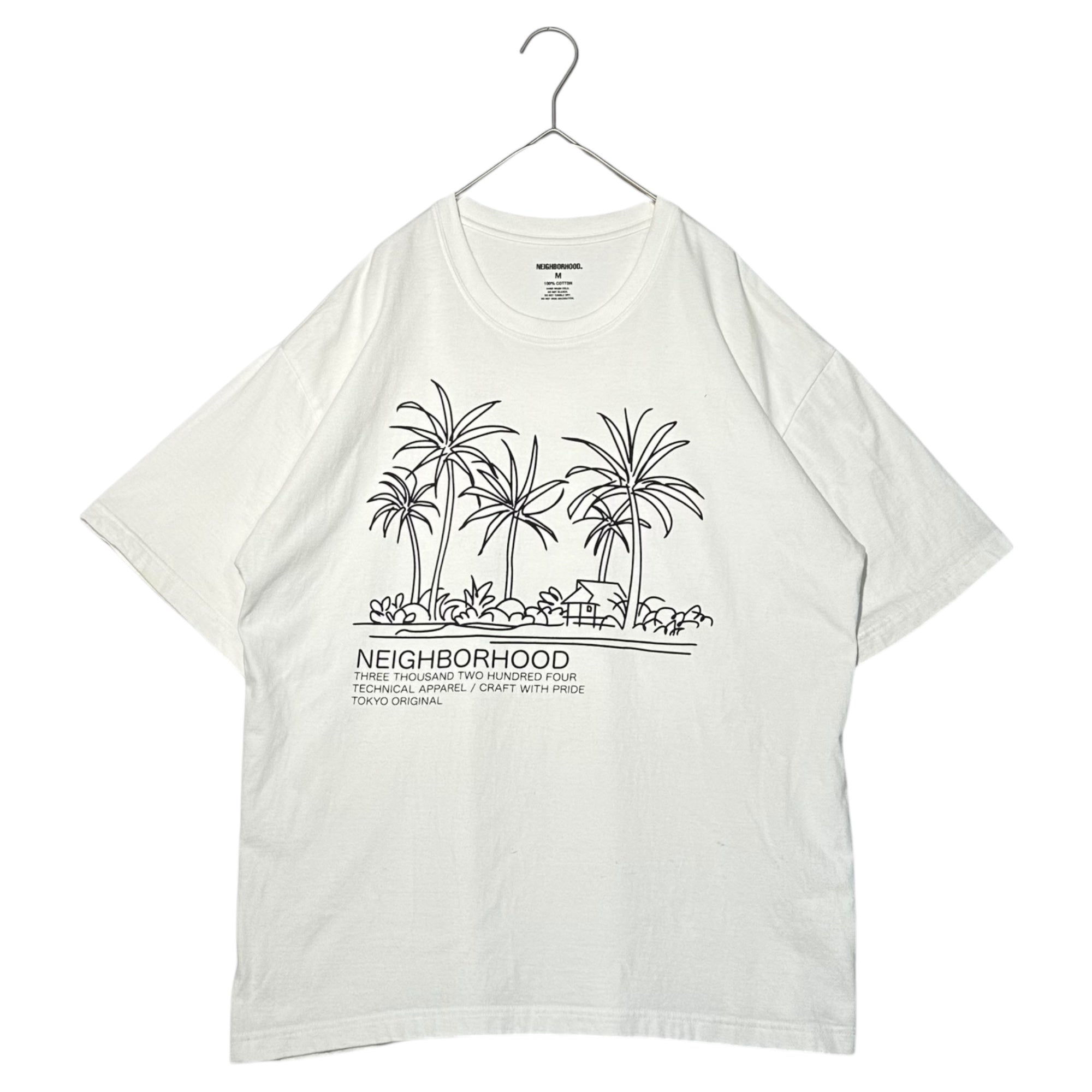 NEIGHBORHOOD(ネイバーフッド) 24SS NH.TEE SS-7 プリント 半袖 Tシャツ 241PCNH-ST07 M ホワイト