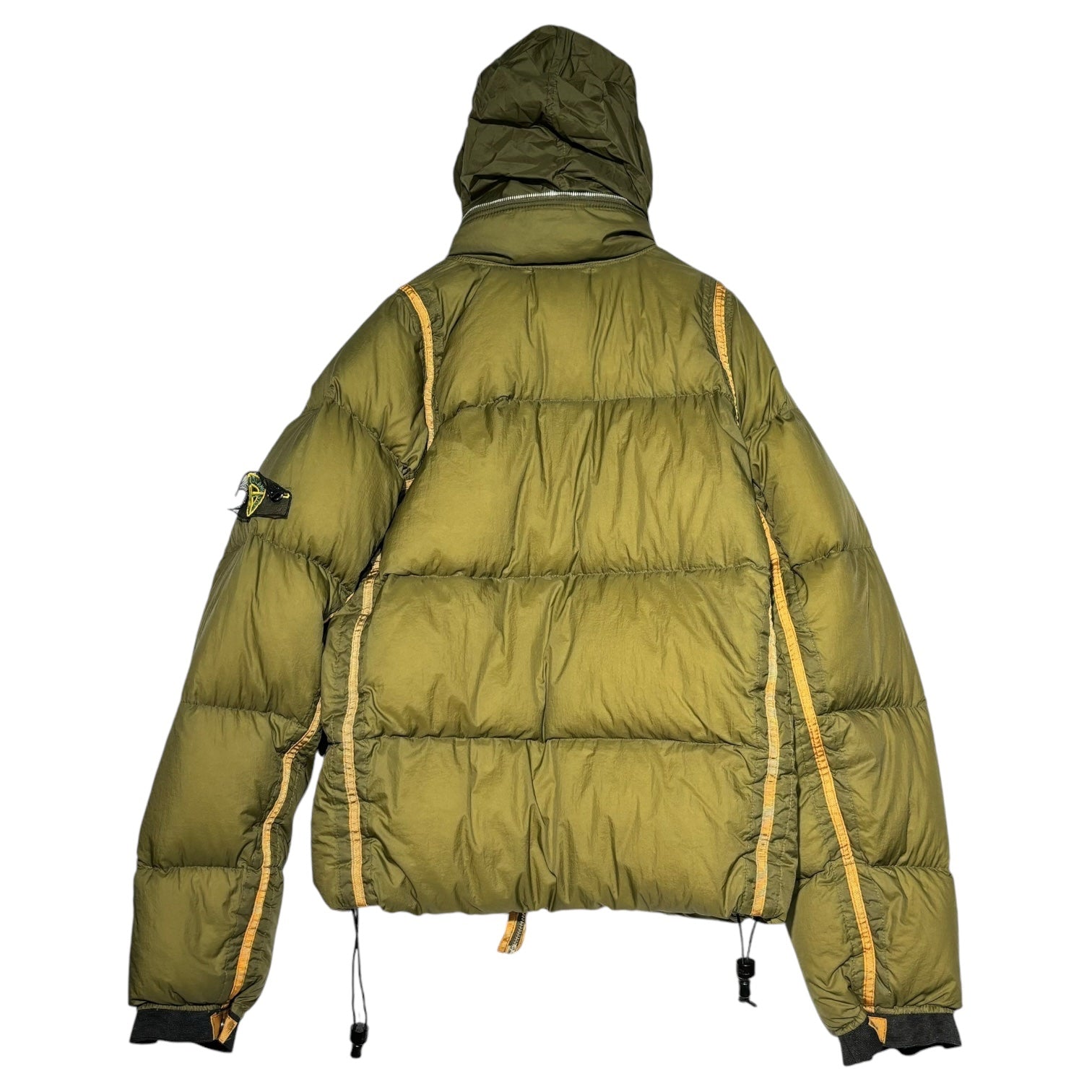 STONE ISLAND(ストーンアイランド) 07AW Micro Reps GOOSE DOWN JACKET マイクロ レップ グース ダウン ジャケット 47154V24 M カーキ 07年製 アーカイヴ 稀少品