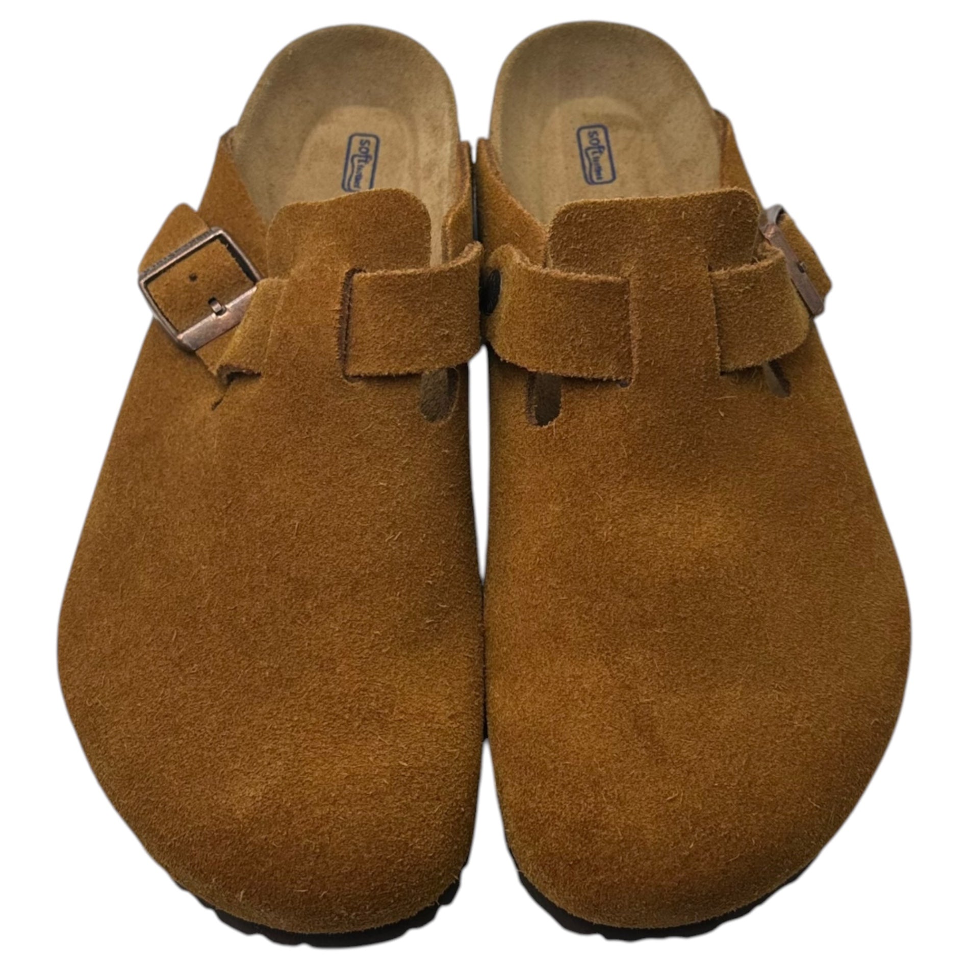 BIRKENSTOCK(ビルケンシュトック) 23AW Boston SFB VL Mink ボストン スウェード ソフト フット ベッド ミンク レギュラー サンダル 1009542 41(26.5cm程度) ブラウン 参考定価24,200円(税込)