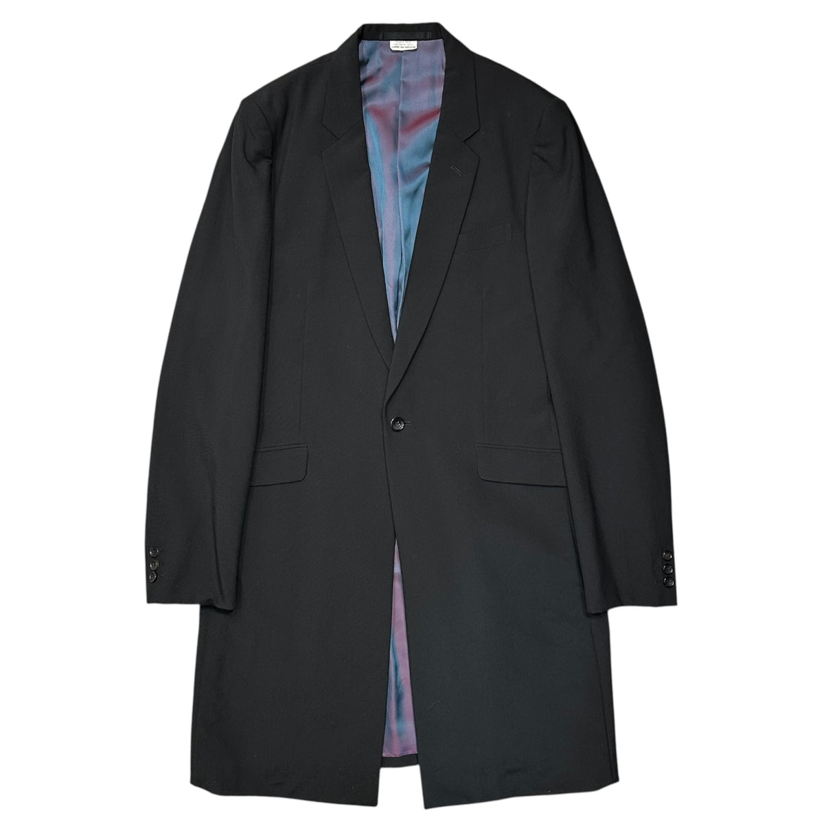 COMME des GARCONS HOMME PLUS(コムデギャルソンオムプリュス) 2006AW Long Tailored Jacket ロング テーラード ジャケット PR-J007 M ブラック AD2006 Bad Boy期 アーカイブ