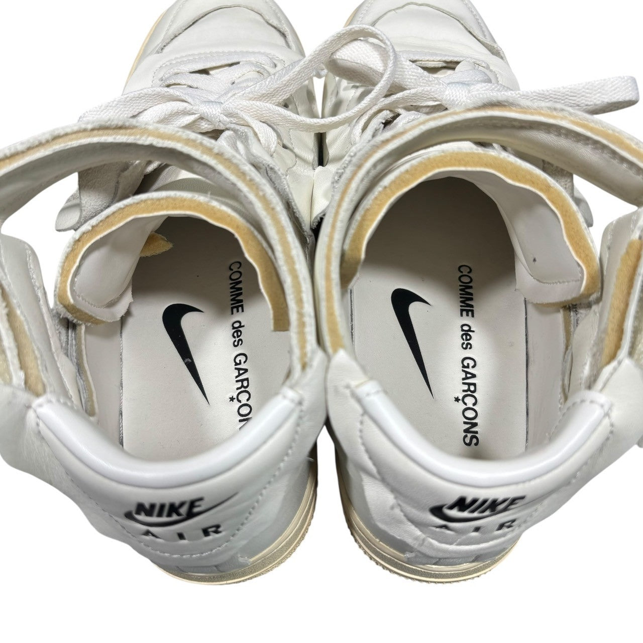 NIKE × COMME des GARÇONS(ナイキ × コムデギャルソン) Mid Air Force 1 エアフォースワン ミッドカット スニーカー DC3601-100 28.0cm ホワイト
