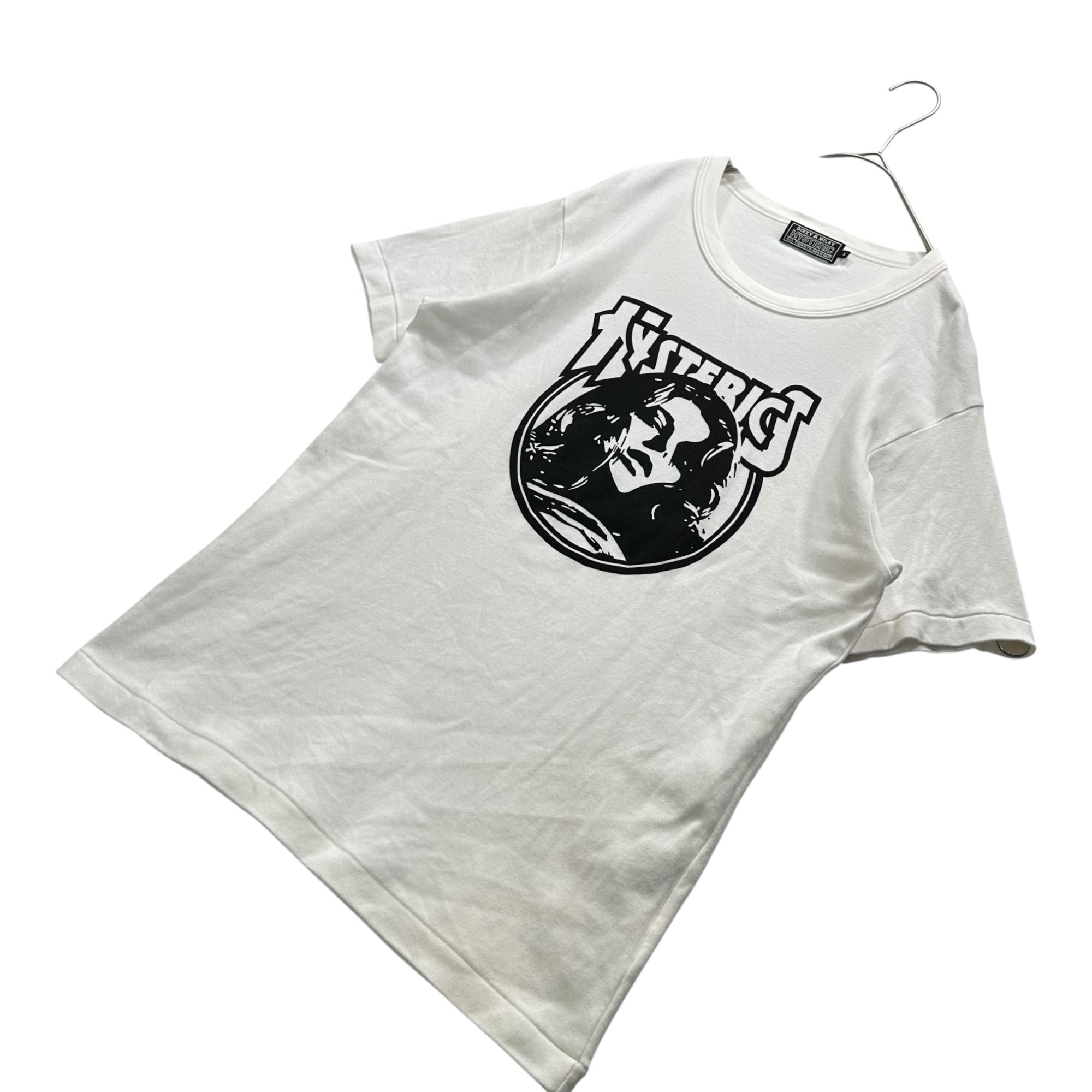 HYSTERIC GLAMOUR(ヒステリックグラマー) 25SS ENDLESS ROCK TEE プリント Tシャツ 02251CT13 L ホワイト