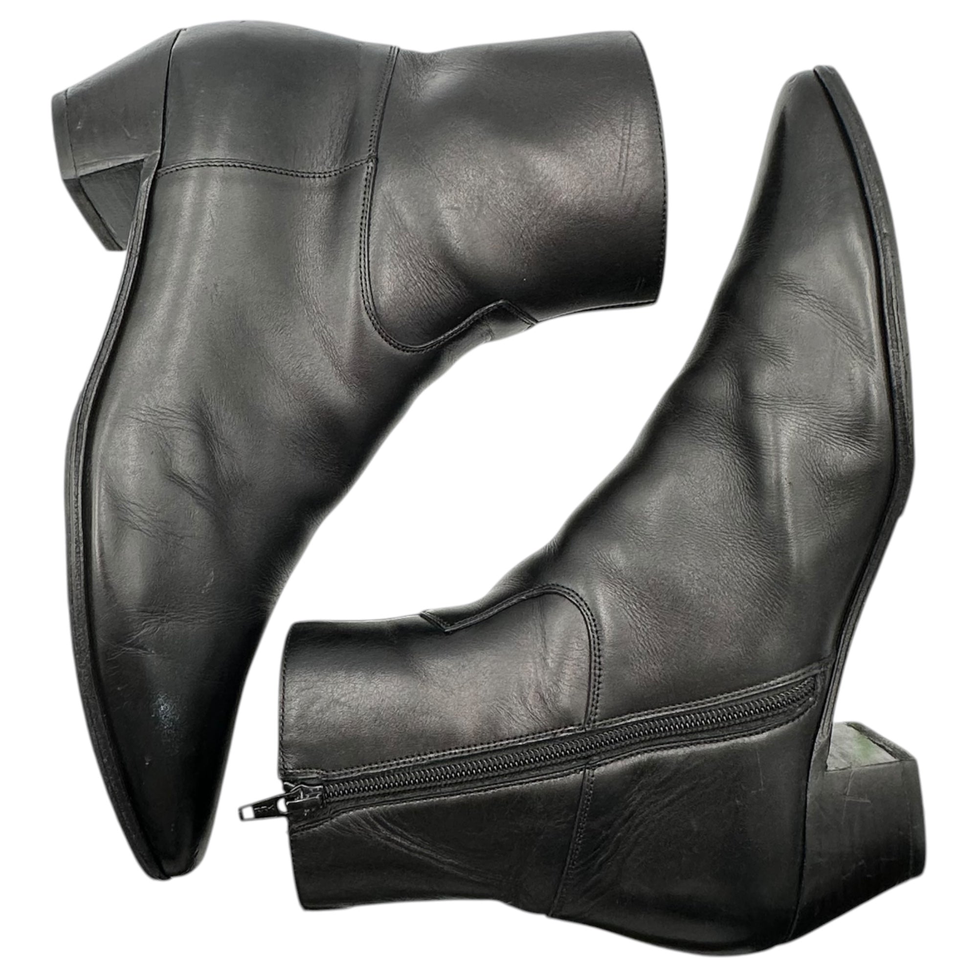 CELINE(セリーヌ) 19SS Hedi Slimane JACNO 6cm Heel Side-Zip Boots エディスリマン ジャクノ 6センチ ヒール サイドジップ ブーツ 791465 43(約28cm〜28.5cm) ブラック エディ期