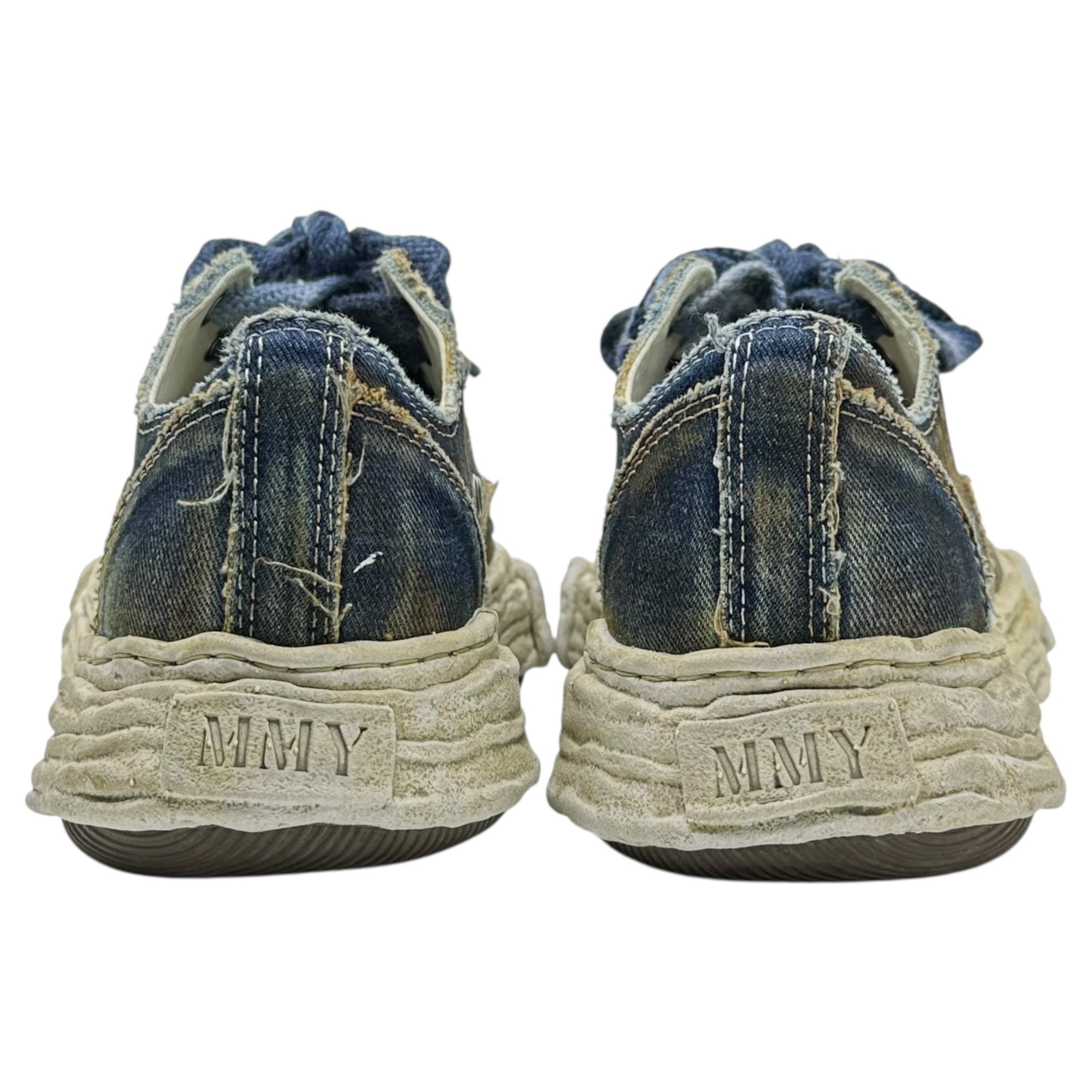 Maison MIHARA YASUHIRO(メゾンミハラヤスヒロ) PETERSON 23 ORIGINAL SOLE WASHED DENIM LOW-TOP SNEAKER  ピーターソン23 オリジナルソール ウォッシュ加工デニム A13FW714 39(24.5cm) インディゴ