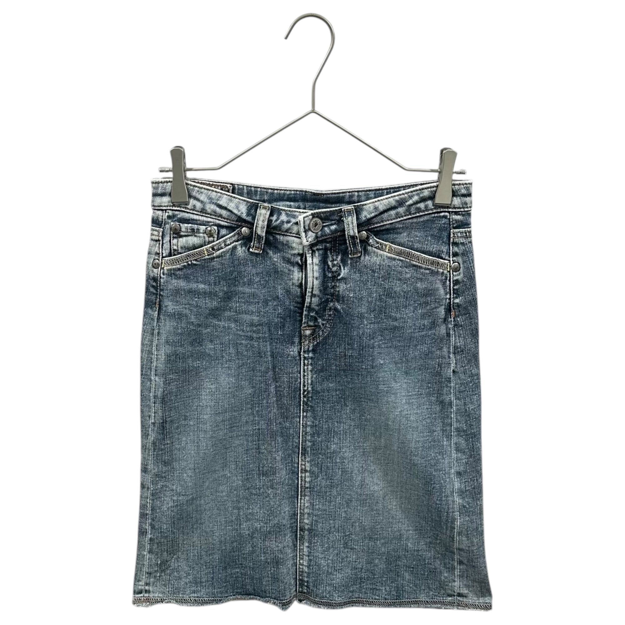 MARITHE FRANCOIS GIRBAUD(マリテフランソワジルボー) 00's Redesigned Denim Mini Skirt 再構築 デニム ミニ スカート F6-3014 SS インディゴ Y2K