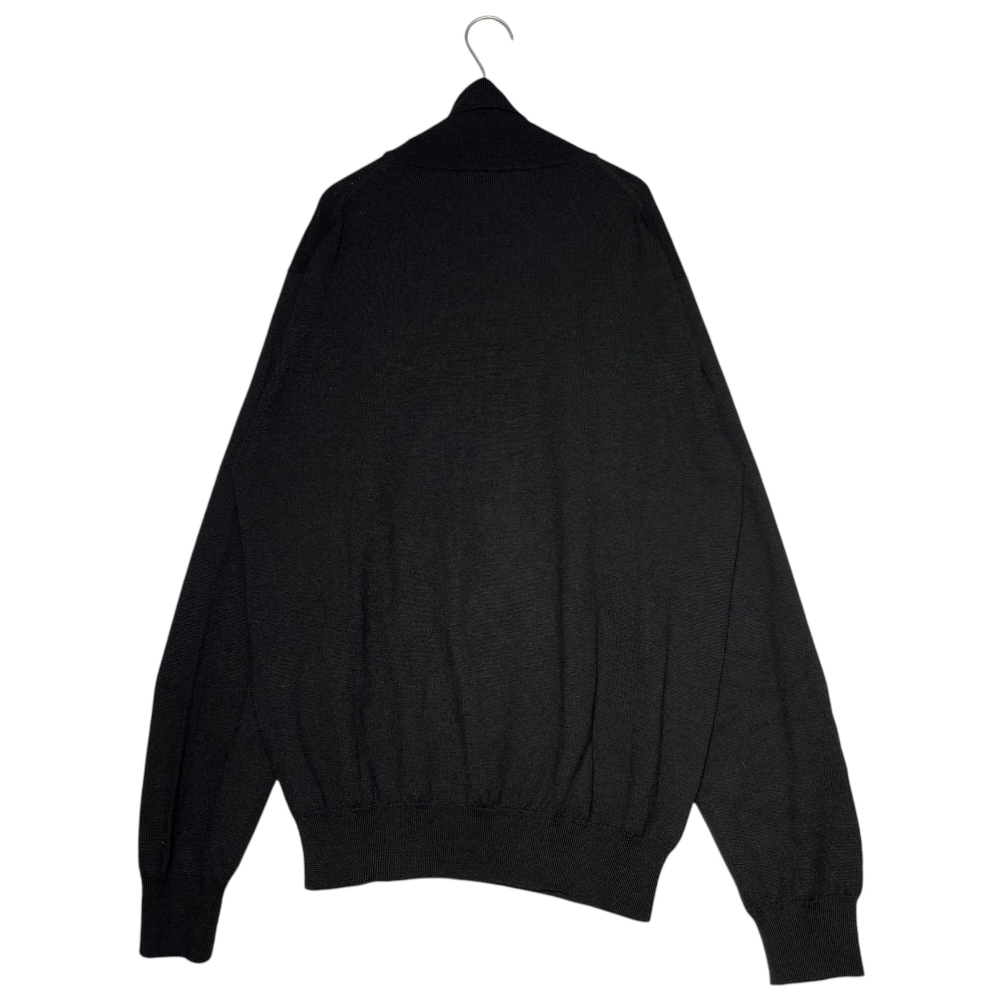 GUCCI(グッチ) Cashmere and silk blend turtleneck knit カシミア シルク混 タートルネック ウール  ニット 022056 21979 52(L) ブラック