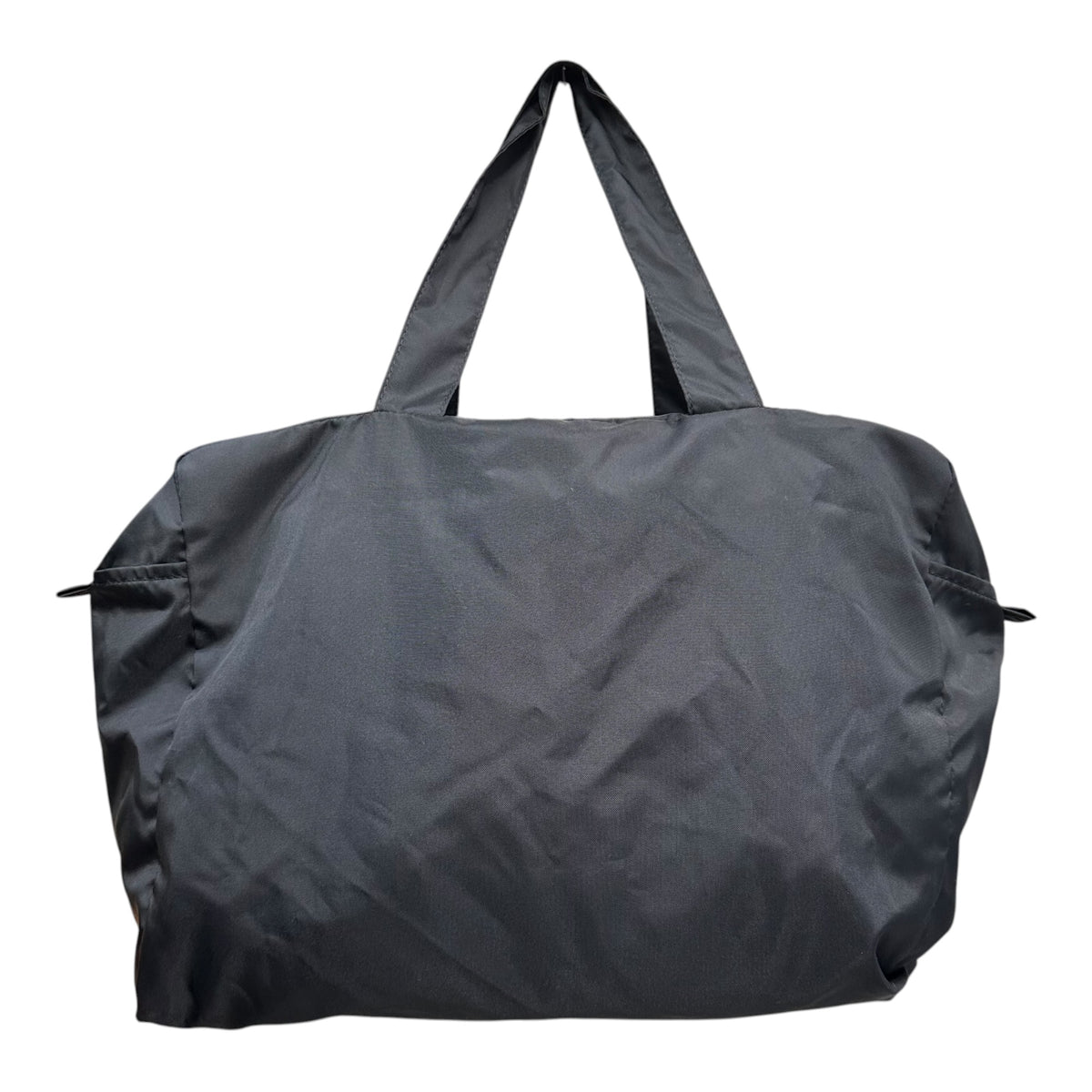 COMME des GARCONS(コムデギャルソン) 2021SS Nylon tote bag with message graphic print メッセージ グラフィック プリント ナイロン トートバッグ OE-K 221 ブラック×ホワイト Believe in a better tomorrow