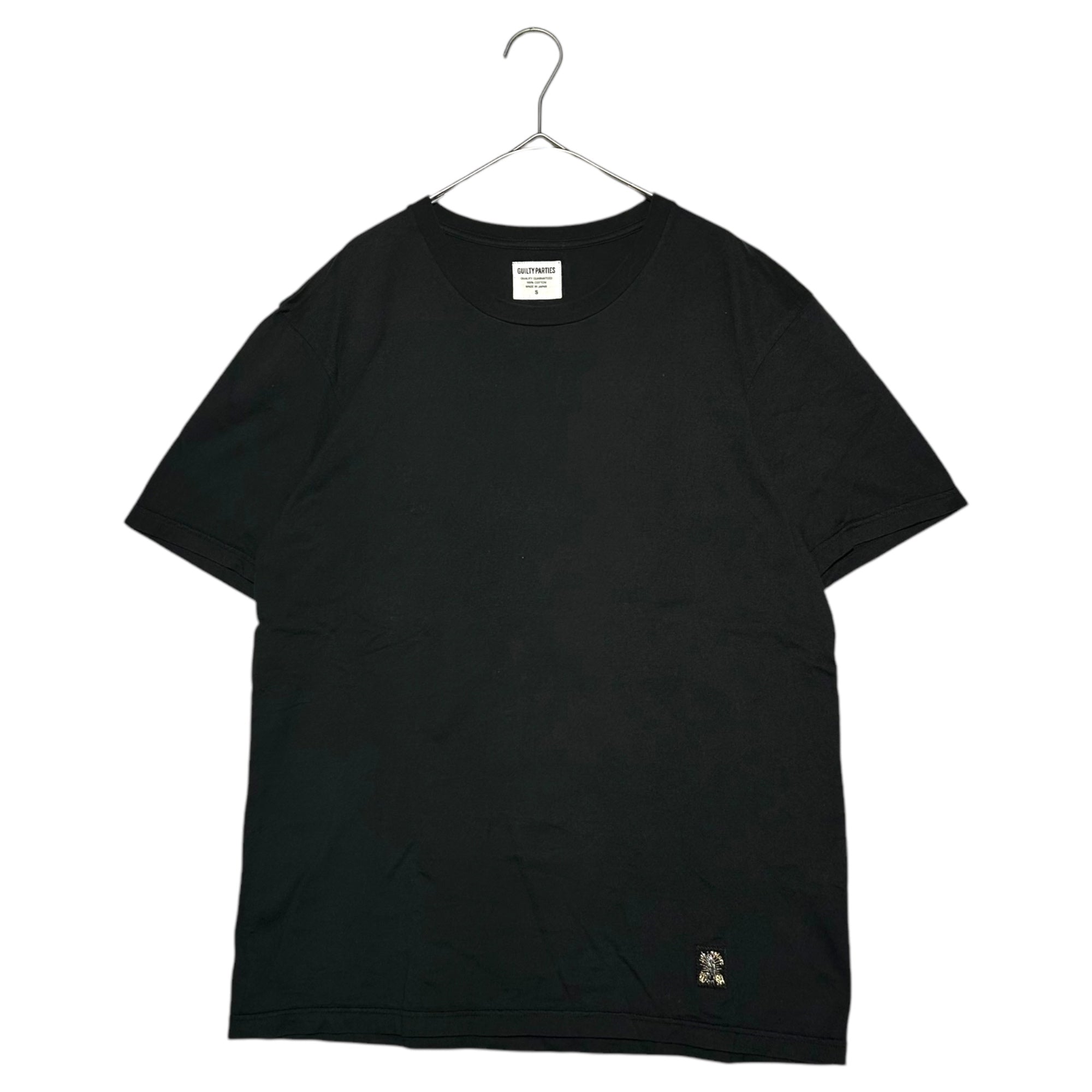 WACKO MARIA(ワコマリア) Back Maria & Rose Print Crew Neck T-Shirt バック マリア＆ローズ プリント クルーネック Tシャツ S ブラック×マルチカラー