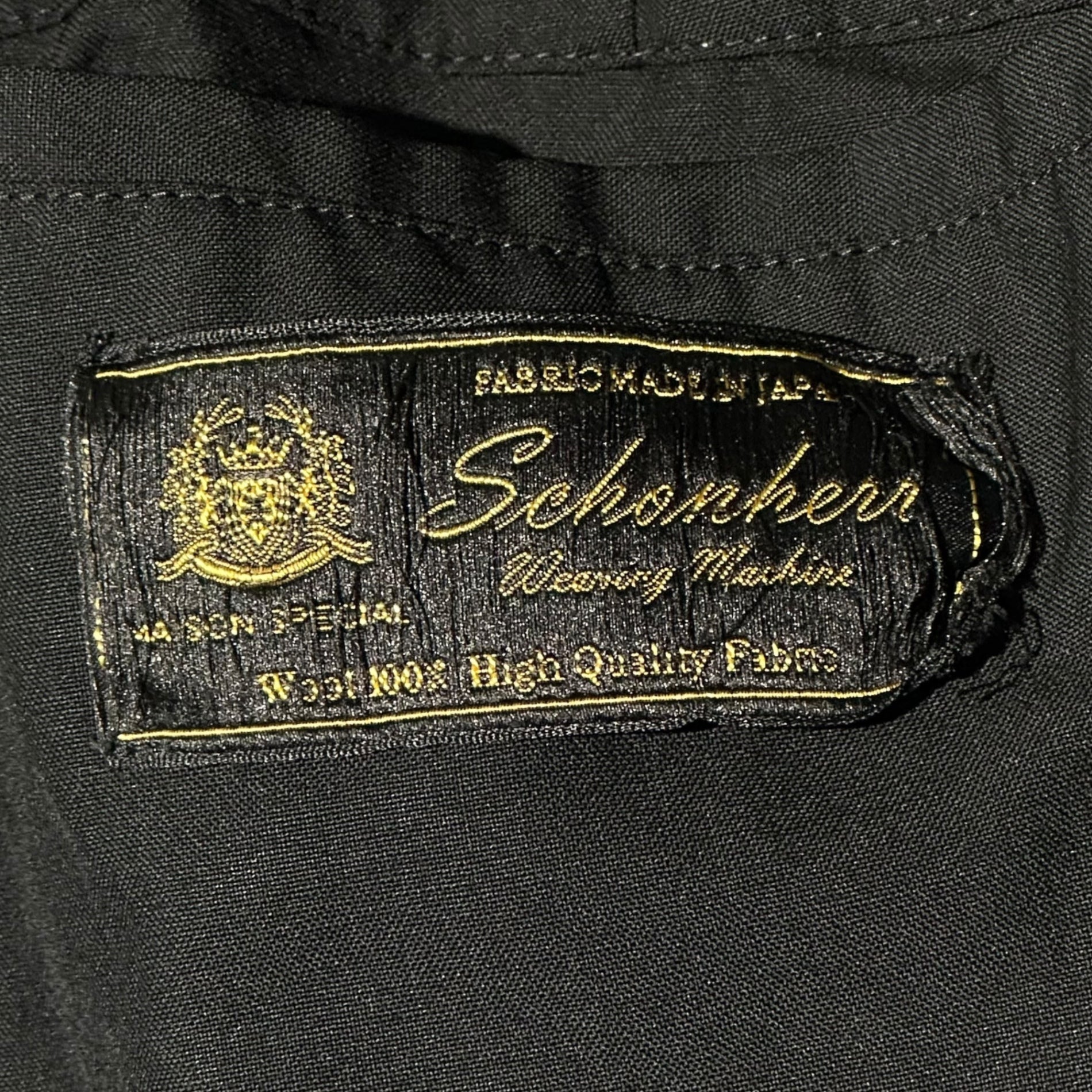 MAISON SPECIAL(メゾンスペシャル) Shonhel Twill Two-Tuck Wide Pants ションヘル ツイル ツータック ワイド パンツ 11231461202 00(XS~S程度) ブラック