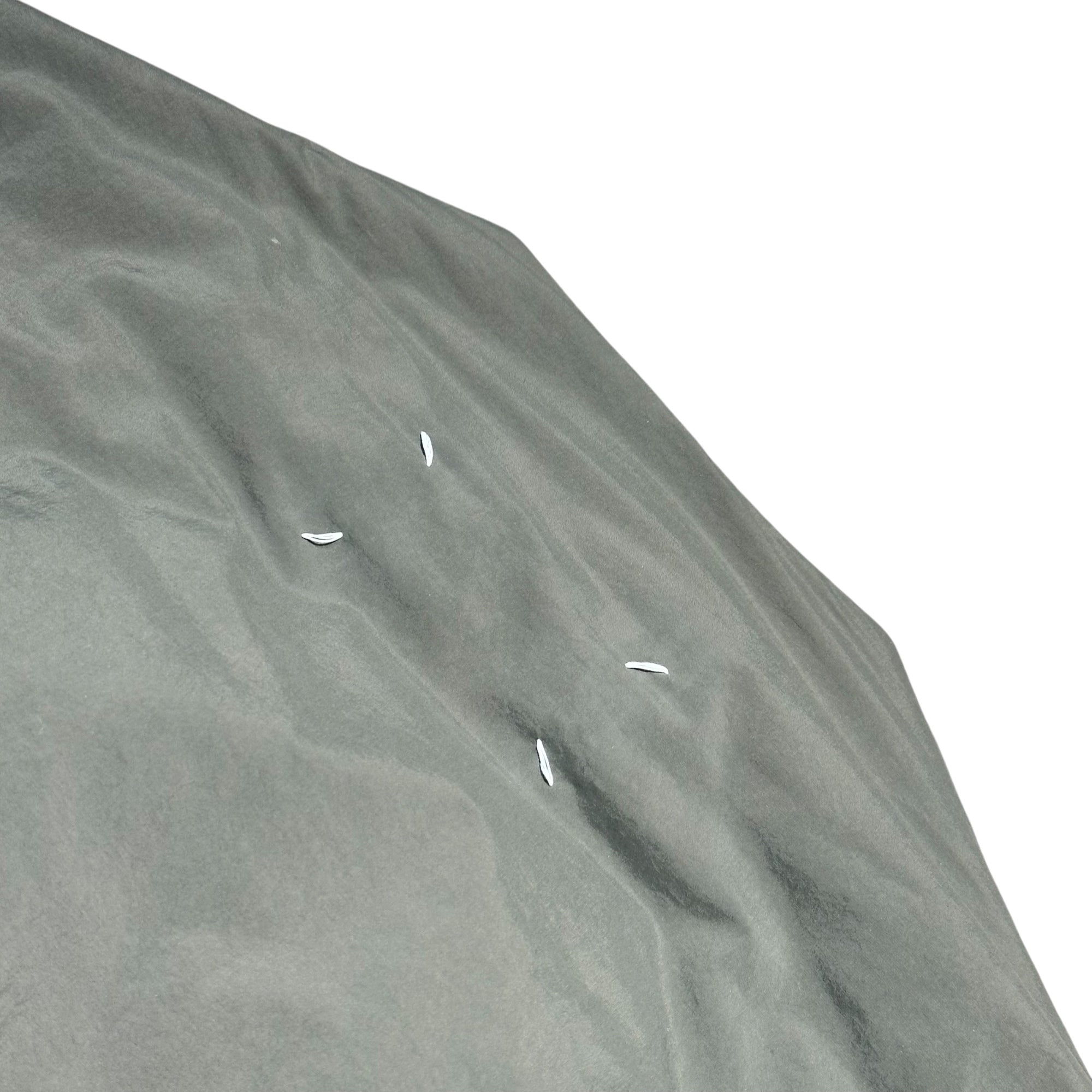 MAISON MARGIELA(メゾンマルジェラ) 20AW RECYCLE PADDED NO COLLAR JACKET 中綿 ノーカラー ジャケット S50BN0449 46 オリーブ