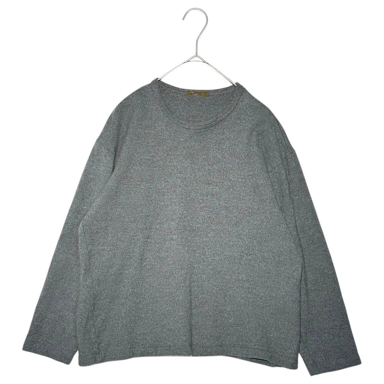 Y's for men(ワイズフォーメン) 93AW Crew Neck Wool Knit Sewn クルーネック ウール タイト ニットソー MP-T32-102 表記無(XS程度) グレー 90's 90年代 ヴィンテージ ニット カットソー