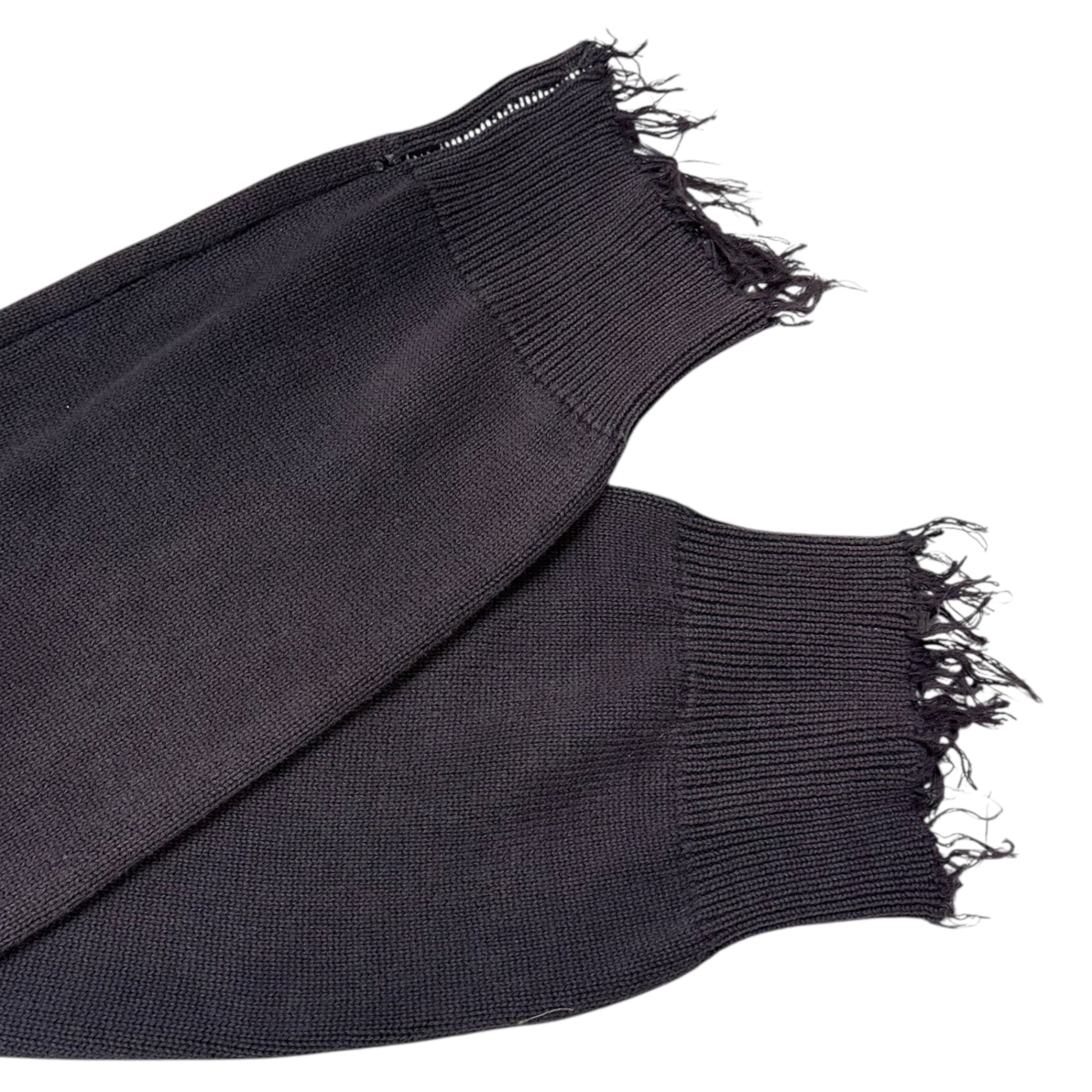 Maison Martin Margiela(メゾン マルタンマルジェラ) ⑥ 02SS～04AW By MISS DEANNA Archive Destroy Cotton Knit ミスディアナ期 アーカイブ デストロイ コットン ニット 表記無(メンズL程度) パープル 00’s 本人期 レディースライン