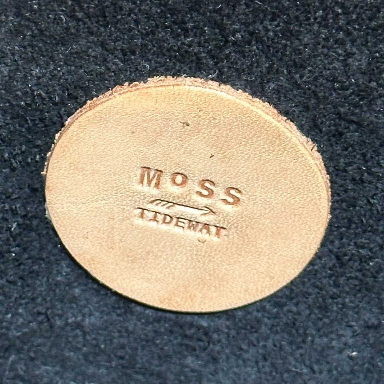 MOSS TIDEWAY(タイドウェイ) Leather box shoulder bag レザー ボックス ショルダー バッグ ブラック