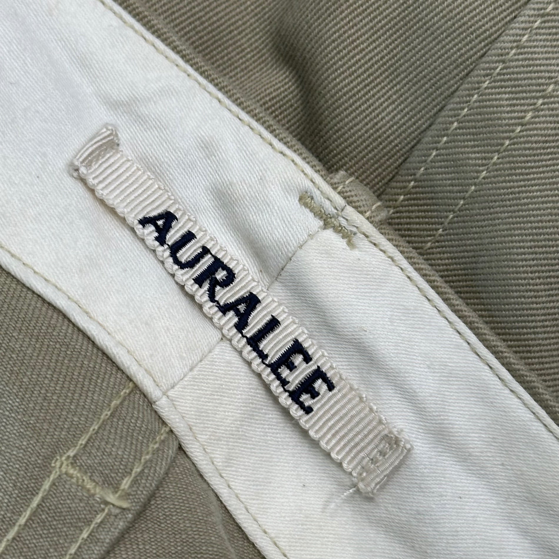 AURALEE(オーラリー) WASHED FINX CHINO WIDE PANTS ウォッシュド フィンクス チノ ワイド パンツ  A8AP01CN 4 ベージュ