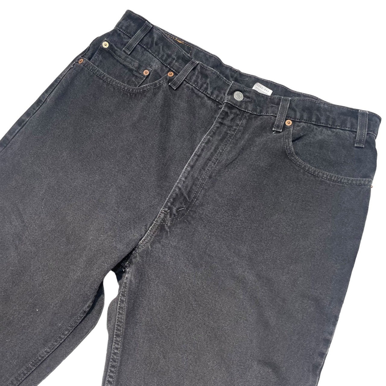 Levi's(リーバイス) 90's 505 black straight denim pants ブラック ストレート デニム パンツ 505-0260 W38/L30 ブラック 先染め メキシコ製 1998年製造 90年代 ヴィンテージ