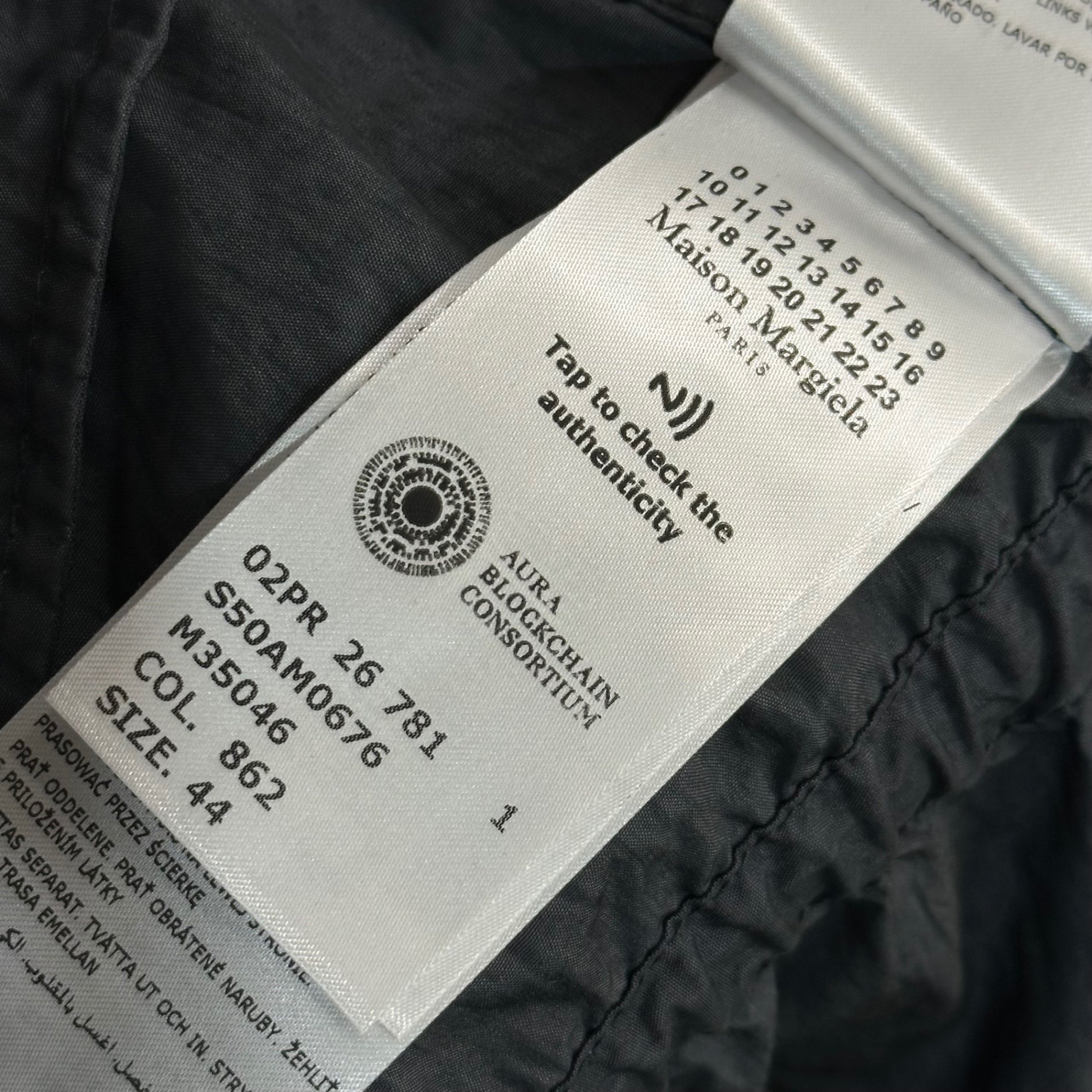 MAISON MARGIELA(メゾンマルジェラ) 2026AW Hooded Parka Coat フィッシュテール モッズ コート S50AM0676 44 ブラック