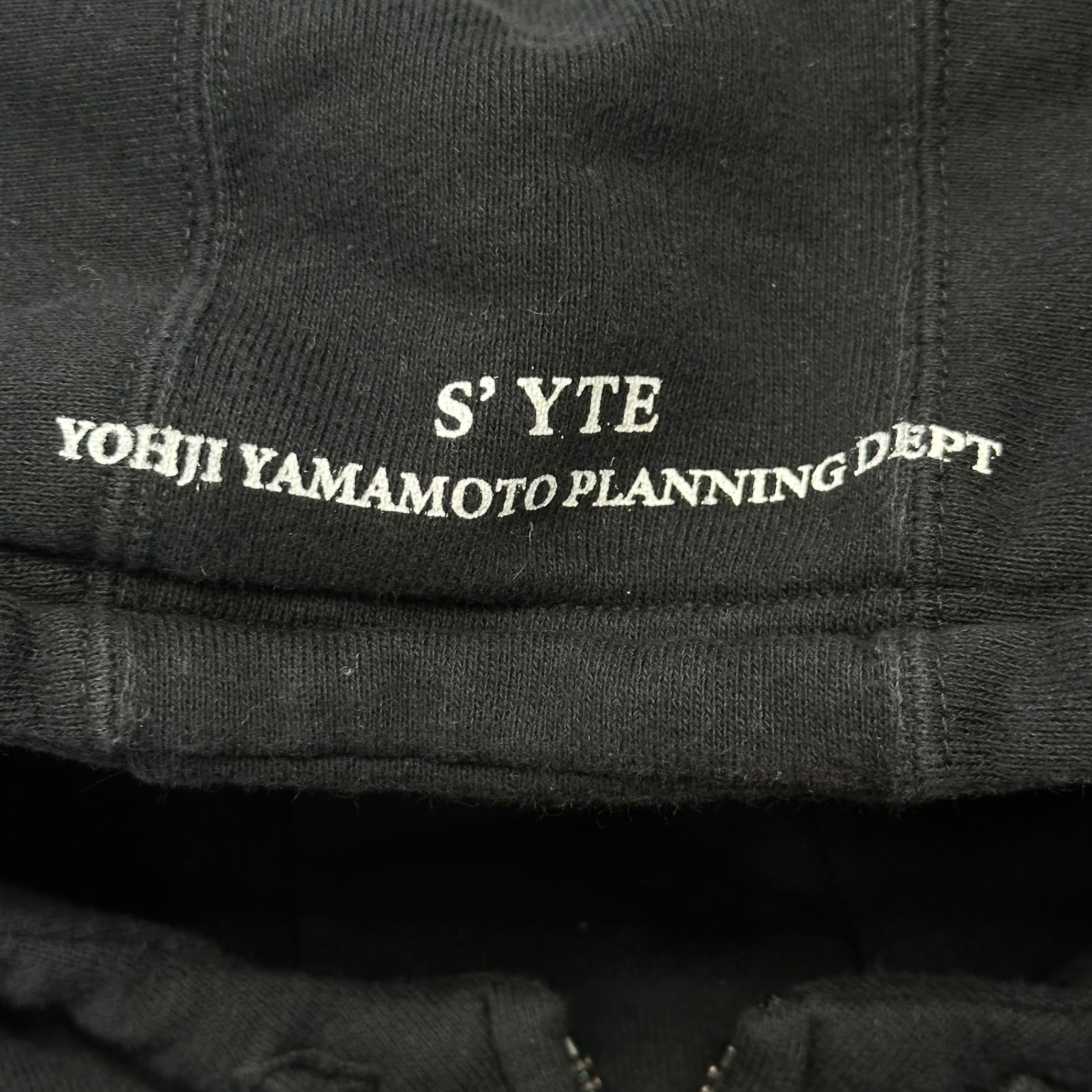 s'yte(サイト) Rose & Spider Back Print Zip-Up Hoodie 薔薇 & 蜘蛛 バックプリント ジップアップ パーカー UM-T27-019 3(L程度) ブラック×レッド×ホワイト ヨウジヤマモト