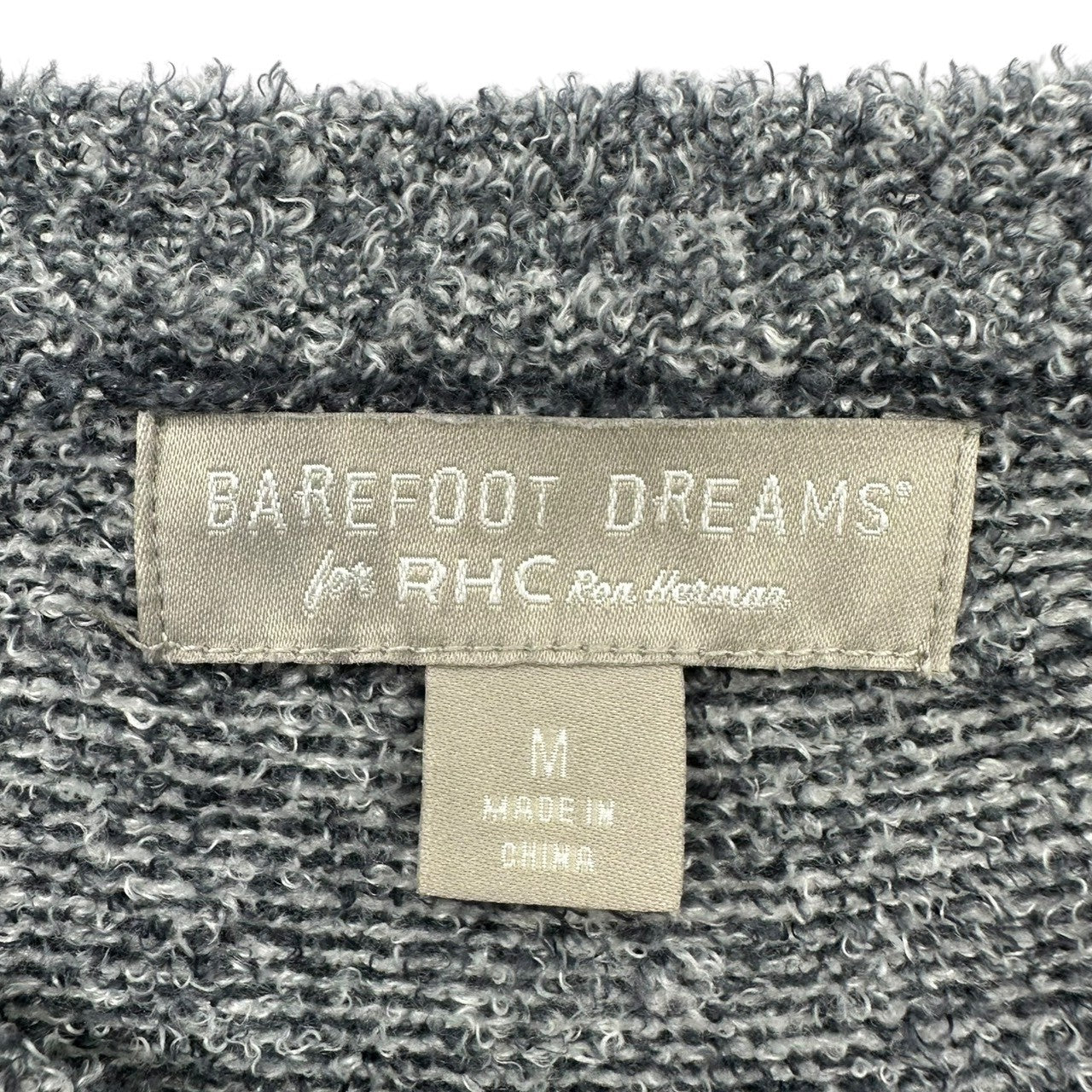 BAREFOOT DREAMS(ベアフット ドリームズ) RHC Ron Herman別注 Cozy Chic Light Crew neck コージーシック ライト クルーネック SZMCL1126 M グレー ニット