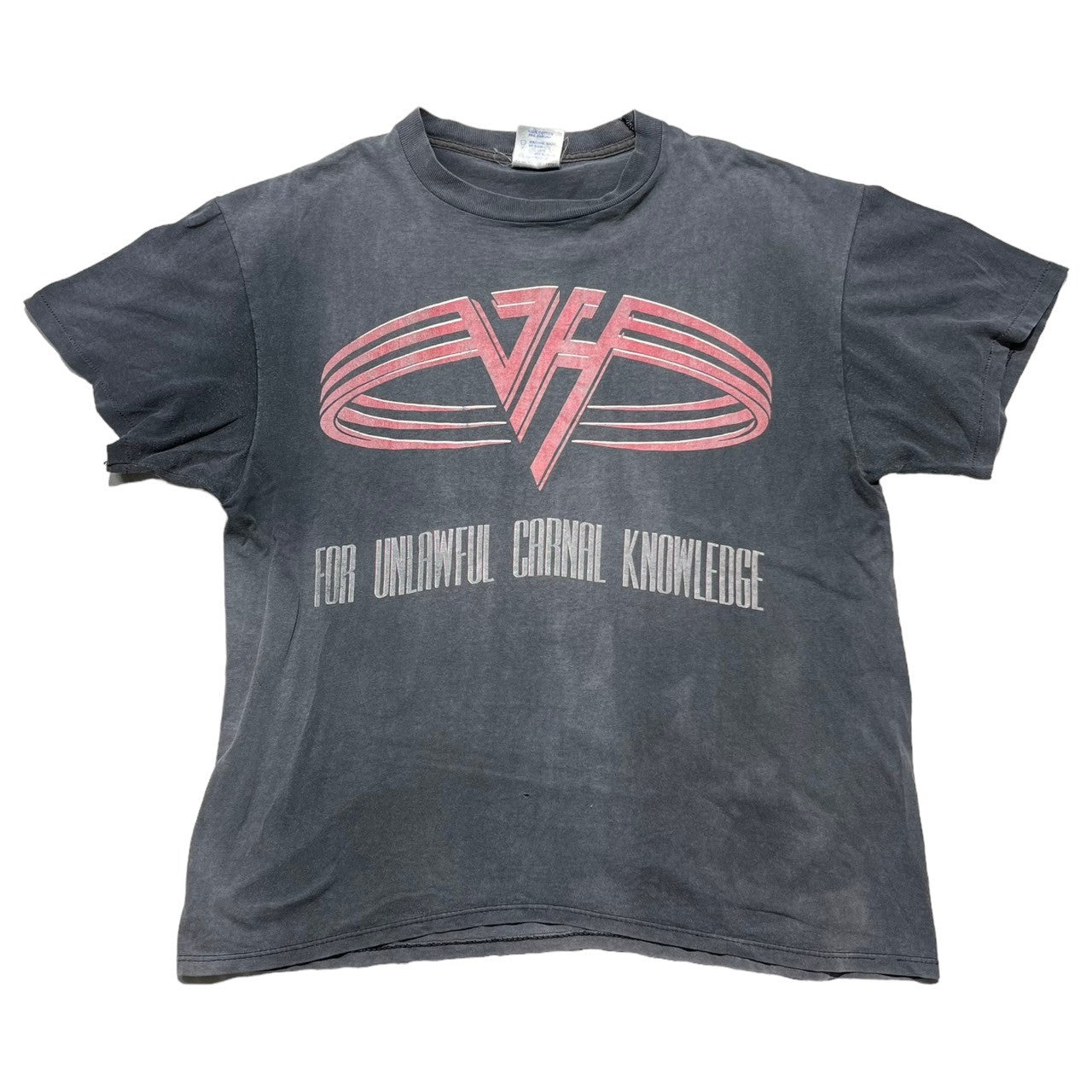 BROCKUM(ブロッカム) 1991© "VAN HALEN" FOR UNLAWFUL CARNAL KNOWLEDGE T-shirt ヴァン・ヘイレン バンド Tシャツ XL ブラック 90's 90年代 ツアー