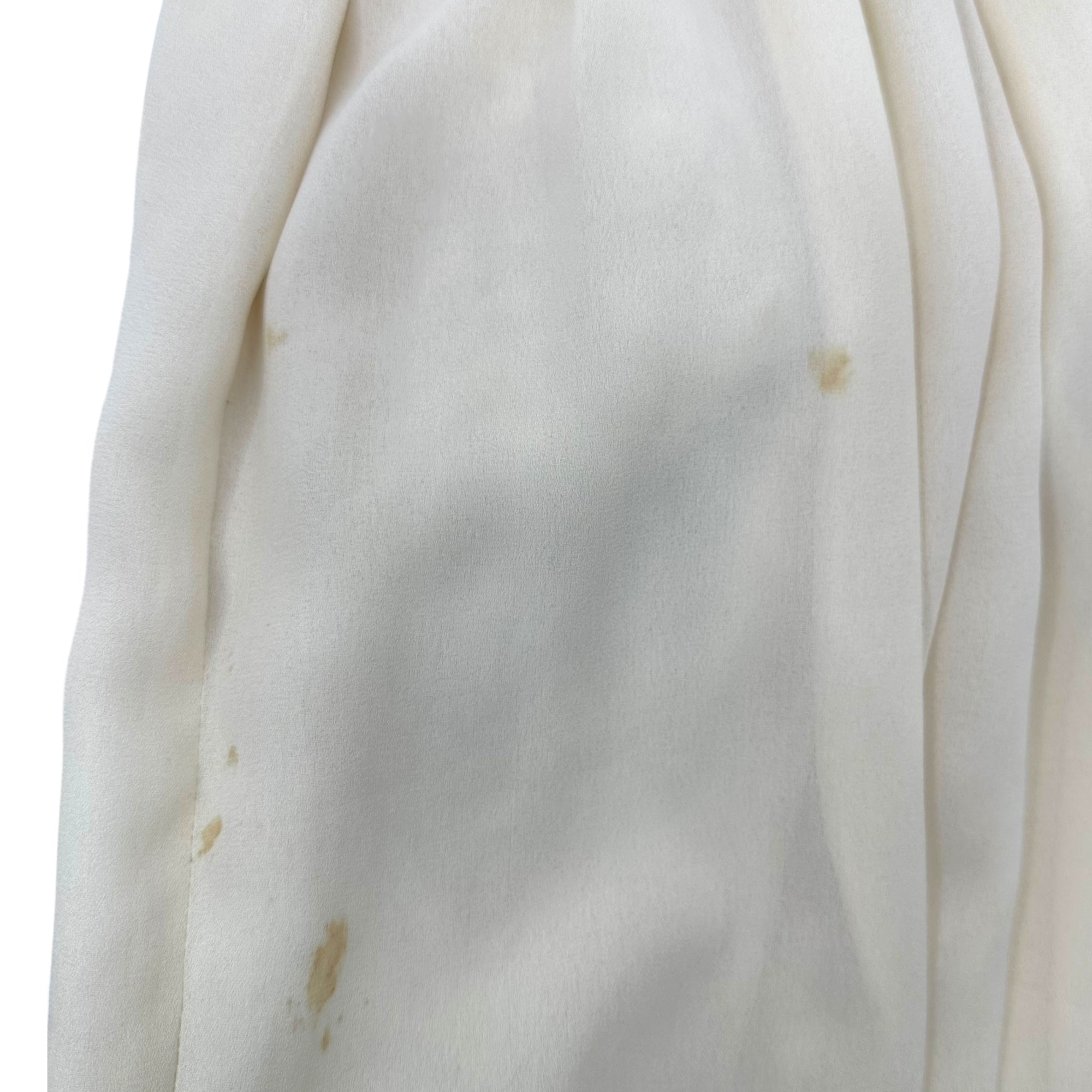 VINTAGE(ヴィンテージ) 80~90's Puff sleeve lace docking dress パフスリーブレースドッキングワンピース アイボリー EURO VINTAGE
