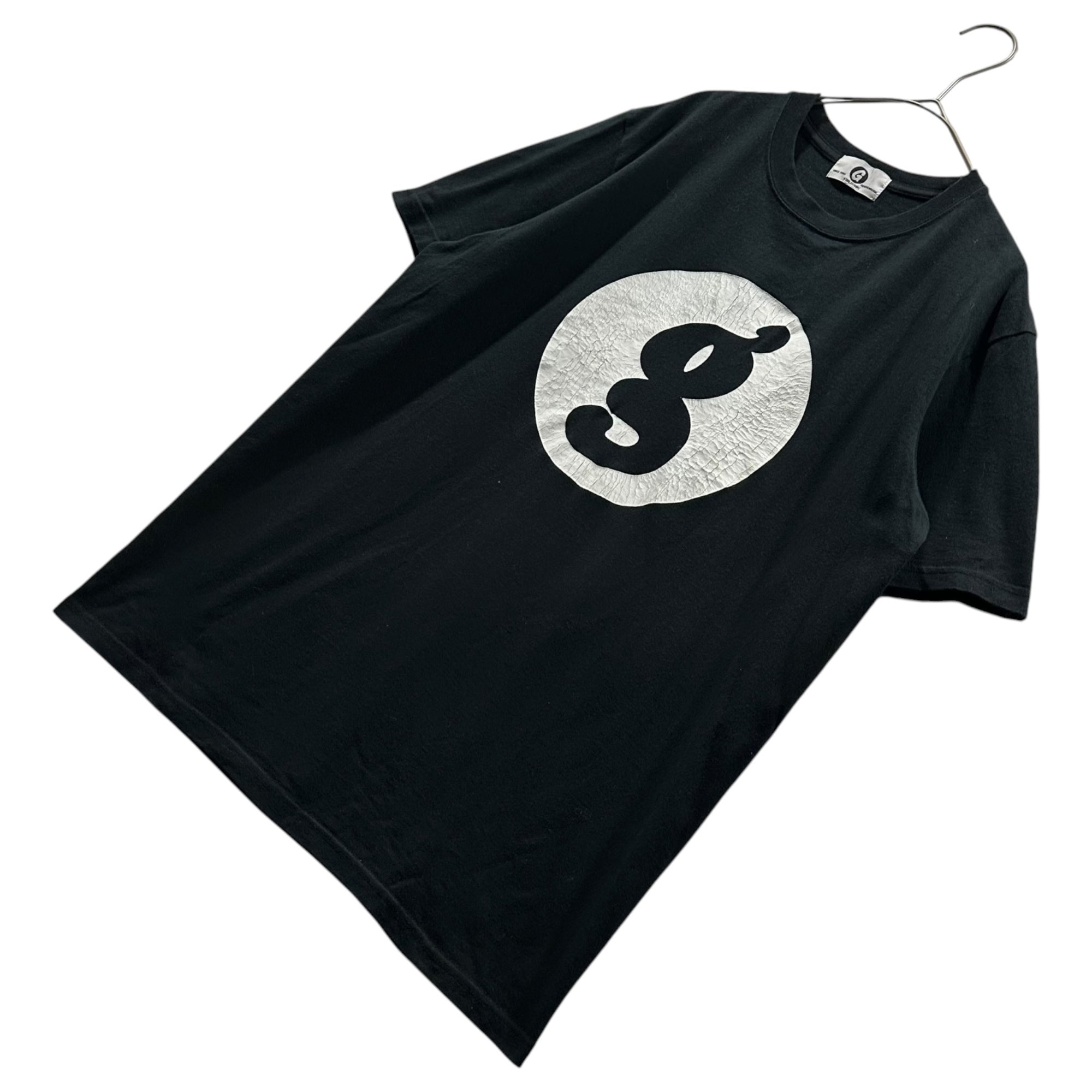 GOODENOUGH(グッドイナフ) 2013’s END RACISM  Vintage-style s/s T-shirt ヴィンテージ加工 半袖 Tシャツ L ブラック×ホワイト