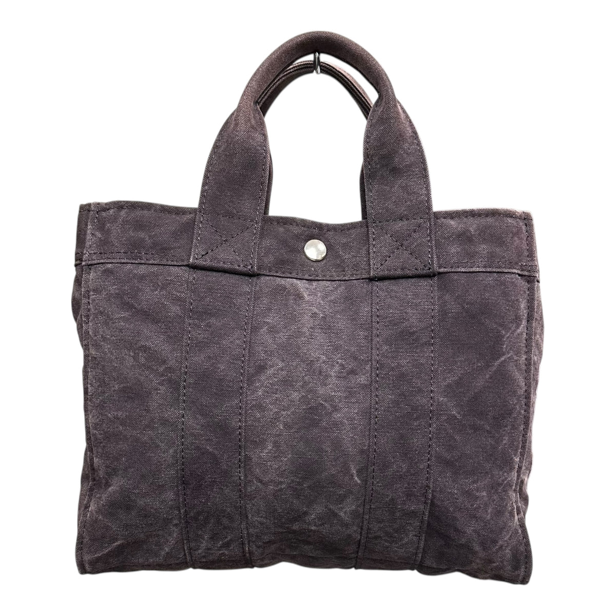 tricot COMME des GARCONS(トリココムデギャルソン) 2000’s Washed Canvas Tote Bag ウォッシュ加工 キャンバス トート バッグ TK-K203 ダークパープル