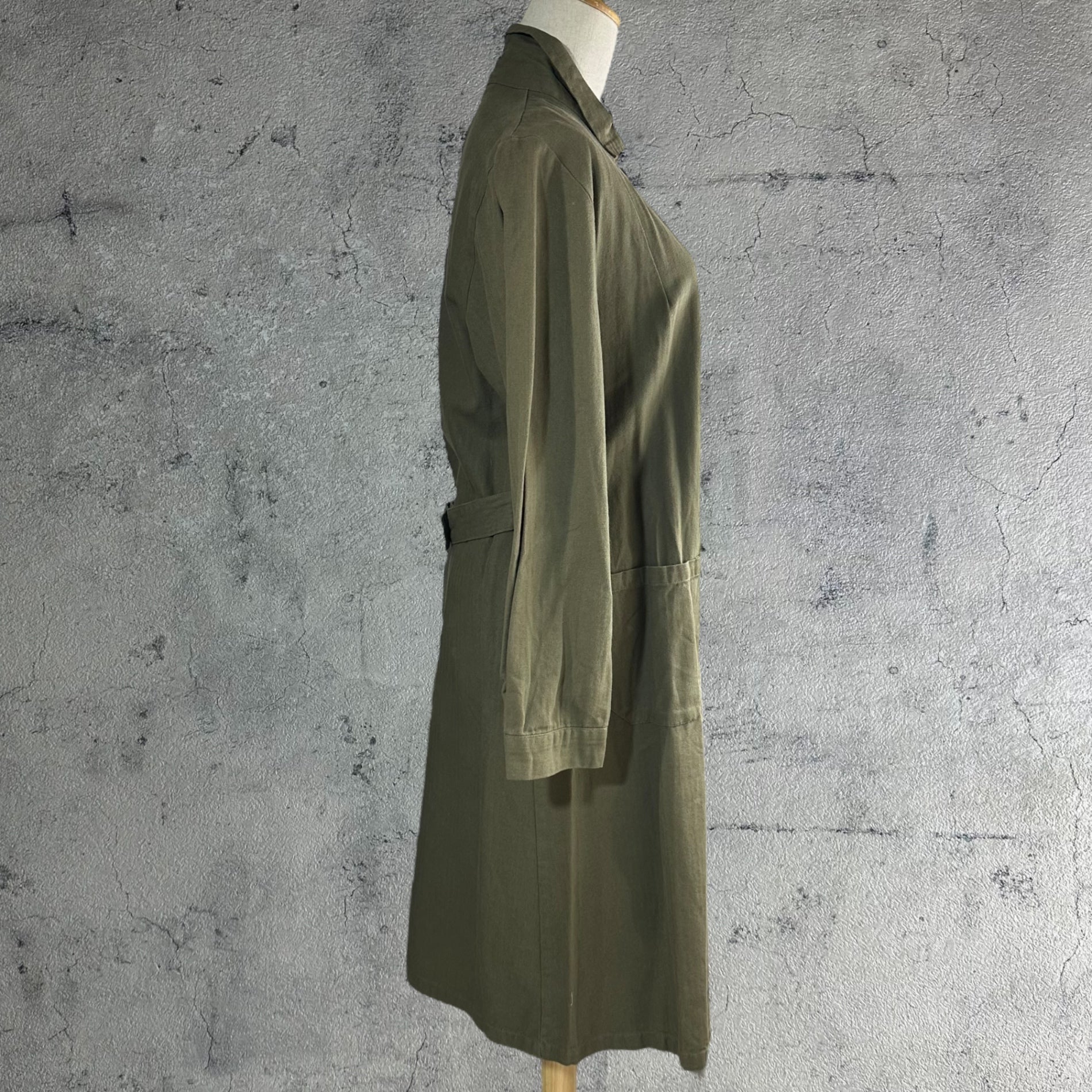 vintage(ヴィンテージ) euromilitary czech army work coat ユーロミリタリー チェコ軍ワークコート カーキ
