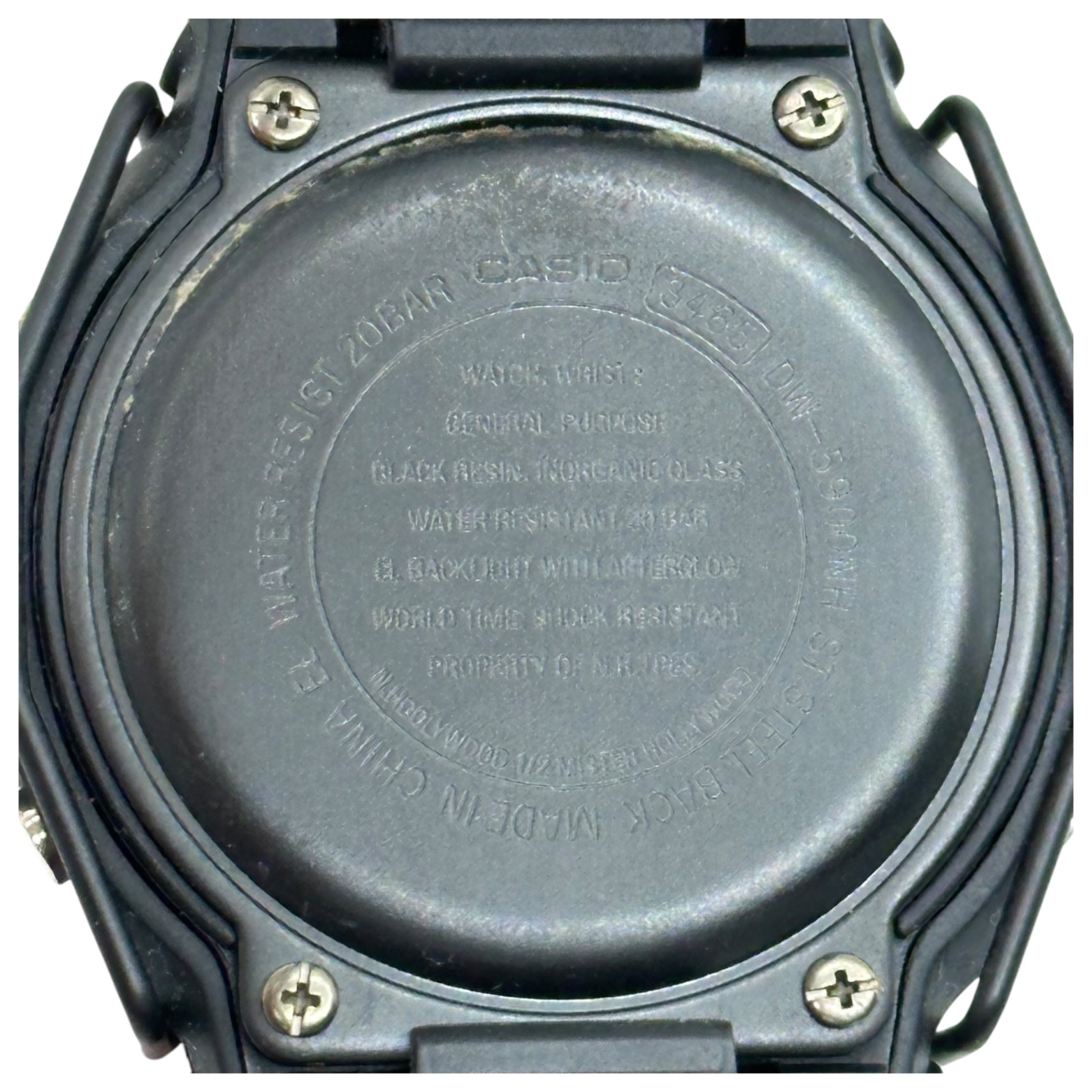 N.HOOLYWOOD × CASIO(エヌハリウッド ミスターハリウッド × カシオ) G-SHOCK ジーショック デジタル 腕時計 コラボ DW-5900NH21-1JR ブラック 箱付
