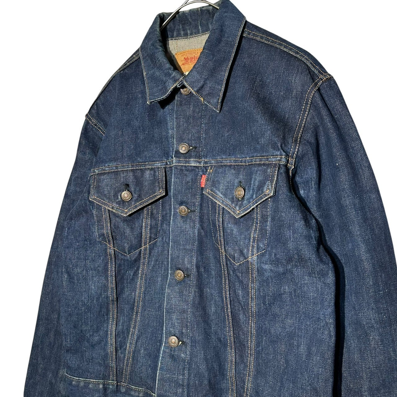 Levi's(リーバイス) 70's 4th 70505 Vintage Denim Trucker Jacket ヴィンテージ デニム トラッカー ジャケット 70505-0217 42(L程度) インディゴ スモールe 70年代 ヴィンテージ