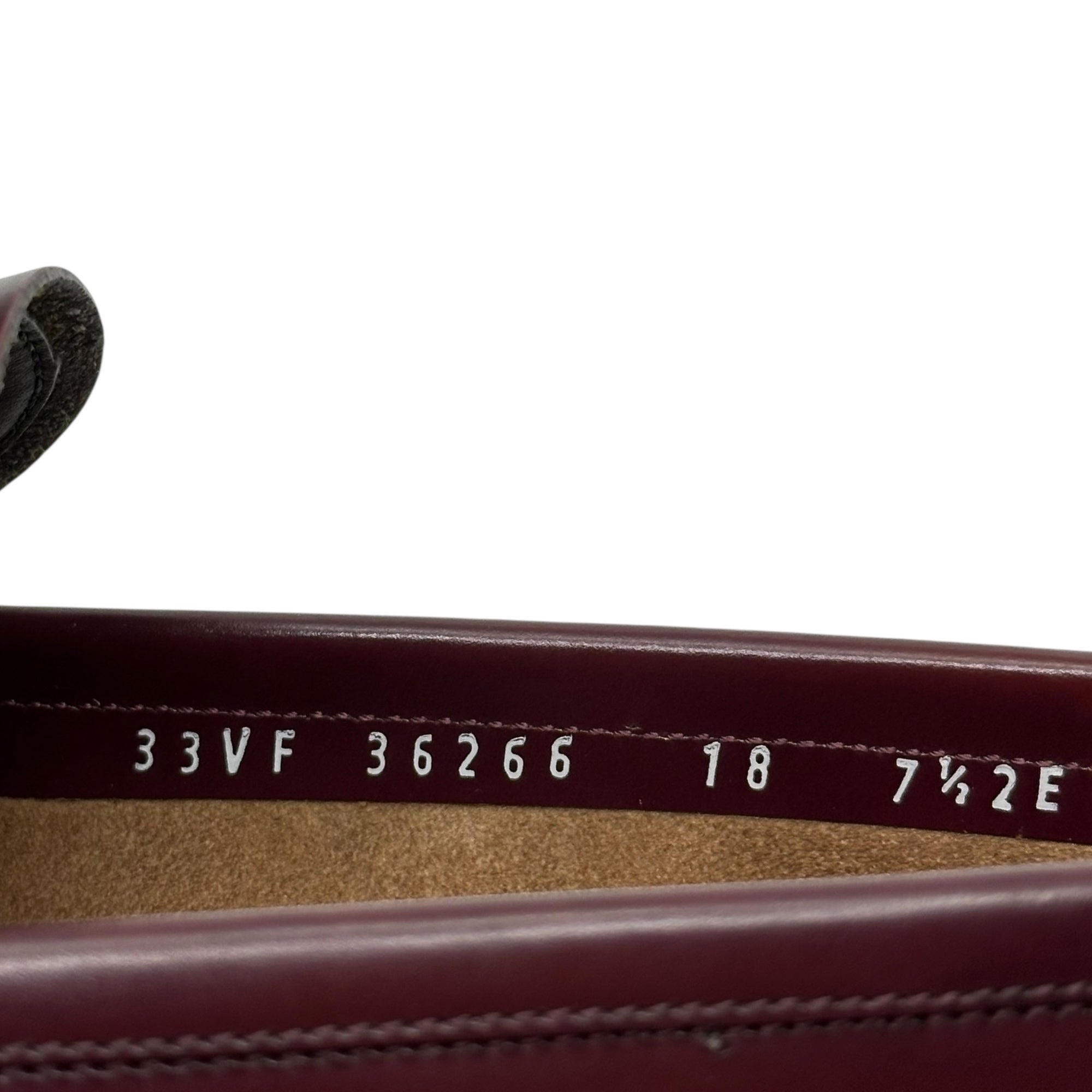 Salvatore Ferragamo(サルヴァトーレフェラガモ) Gancini Leather Loafers ガンチーニ 金具 レザー ローファー 36266 7 1/2 EE(25.5cm) ブラウン