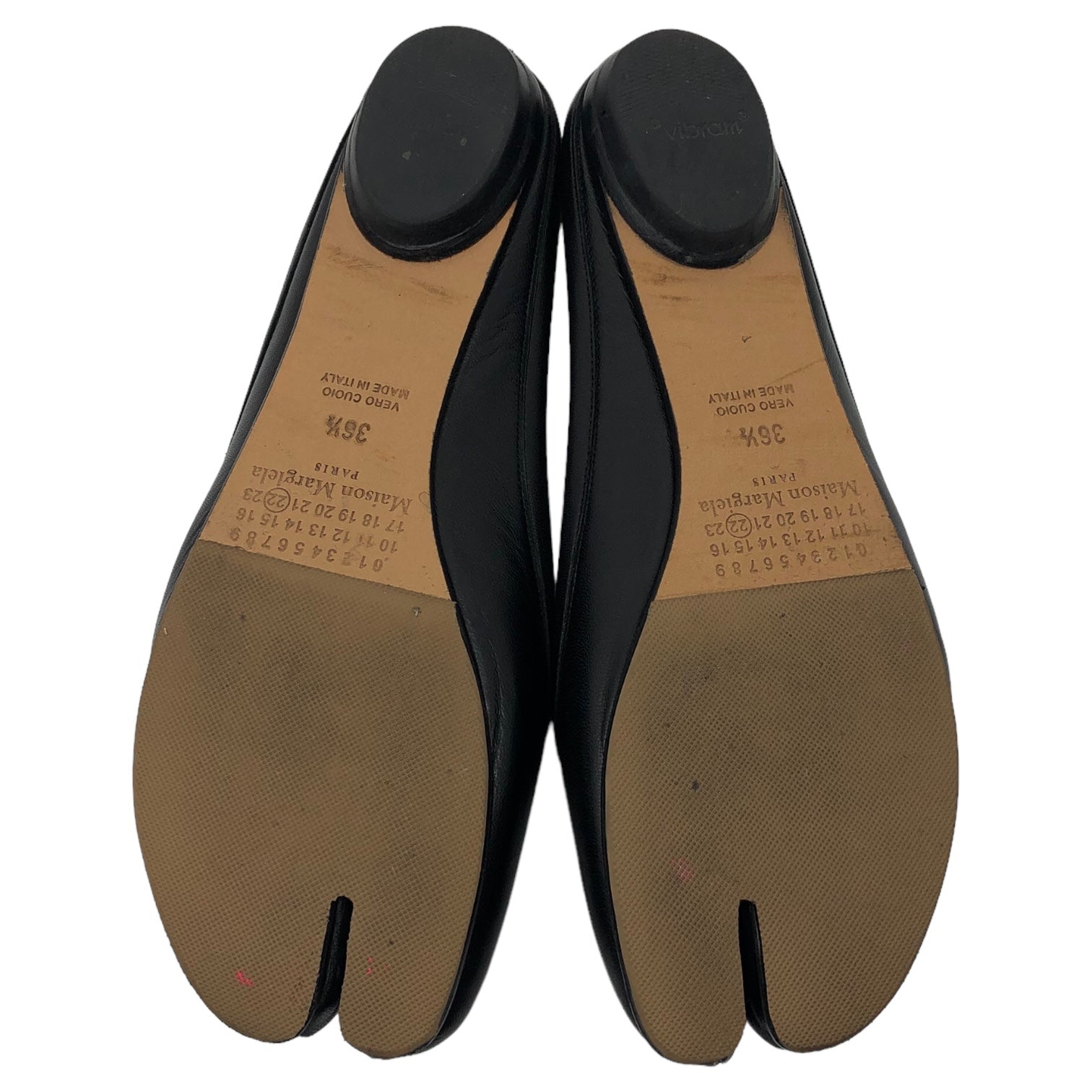 MAISON MARGIELA(メゾンマルジェラ) tabi ballerina mules 足袋 バレエリーナ ミュール 36 1/2(23.5cm程度) ブラック サンダル バレエ シューズ タビ